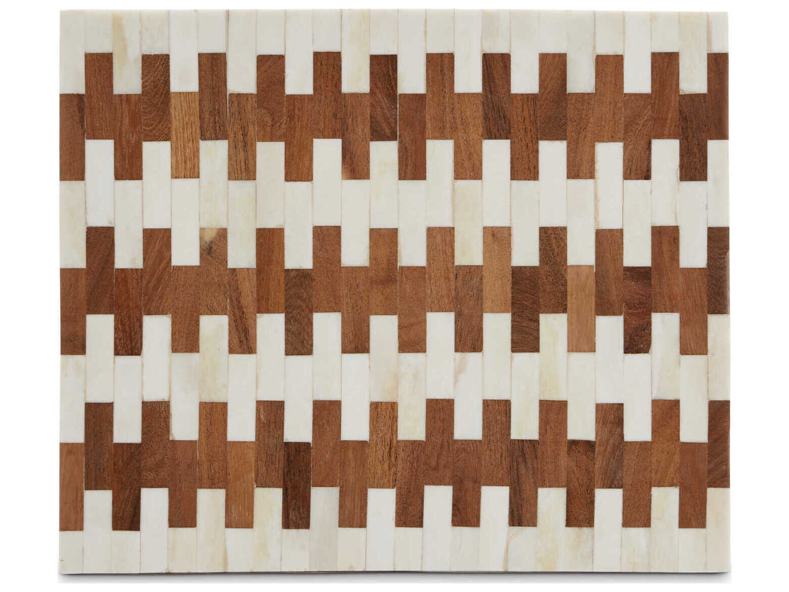 Currey & Company White / Natural Tia Box Set of 2