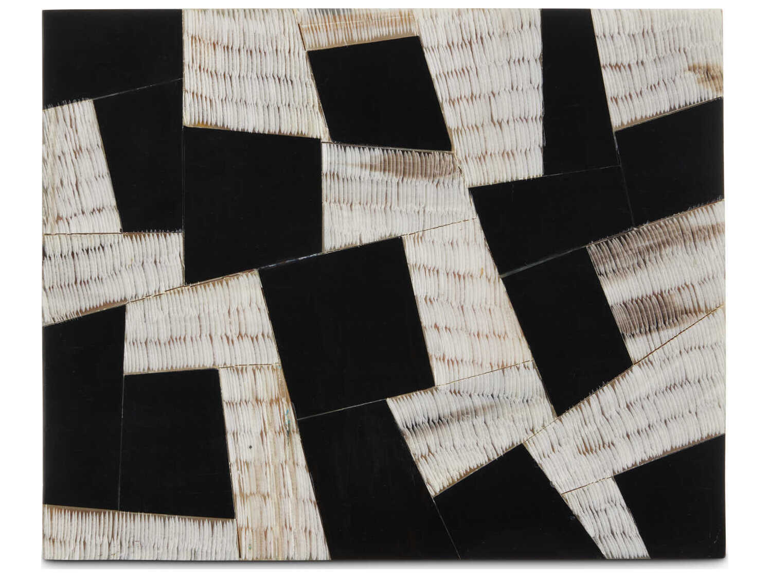 Currey & Company Natural / Black / Linen Bindu Box Set of 2