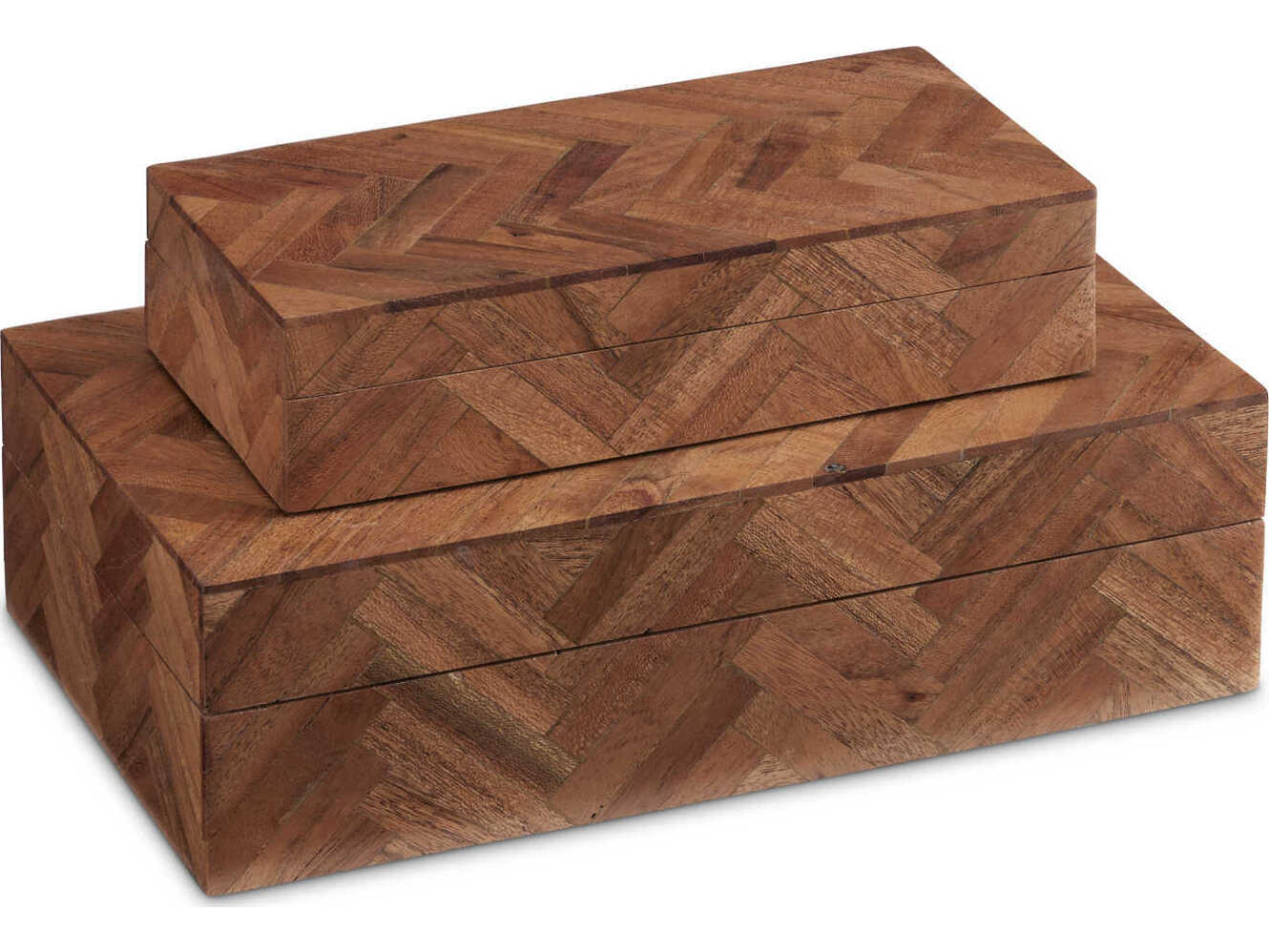 Currey & Company Natural Alfeo Box Set of 2