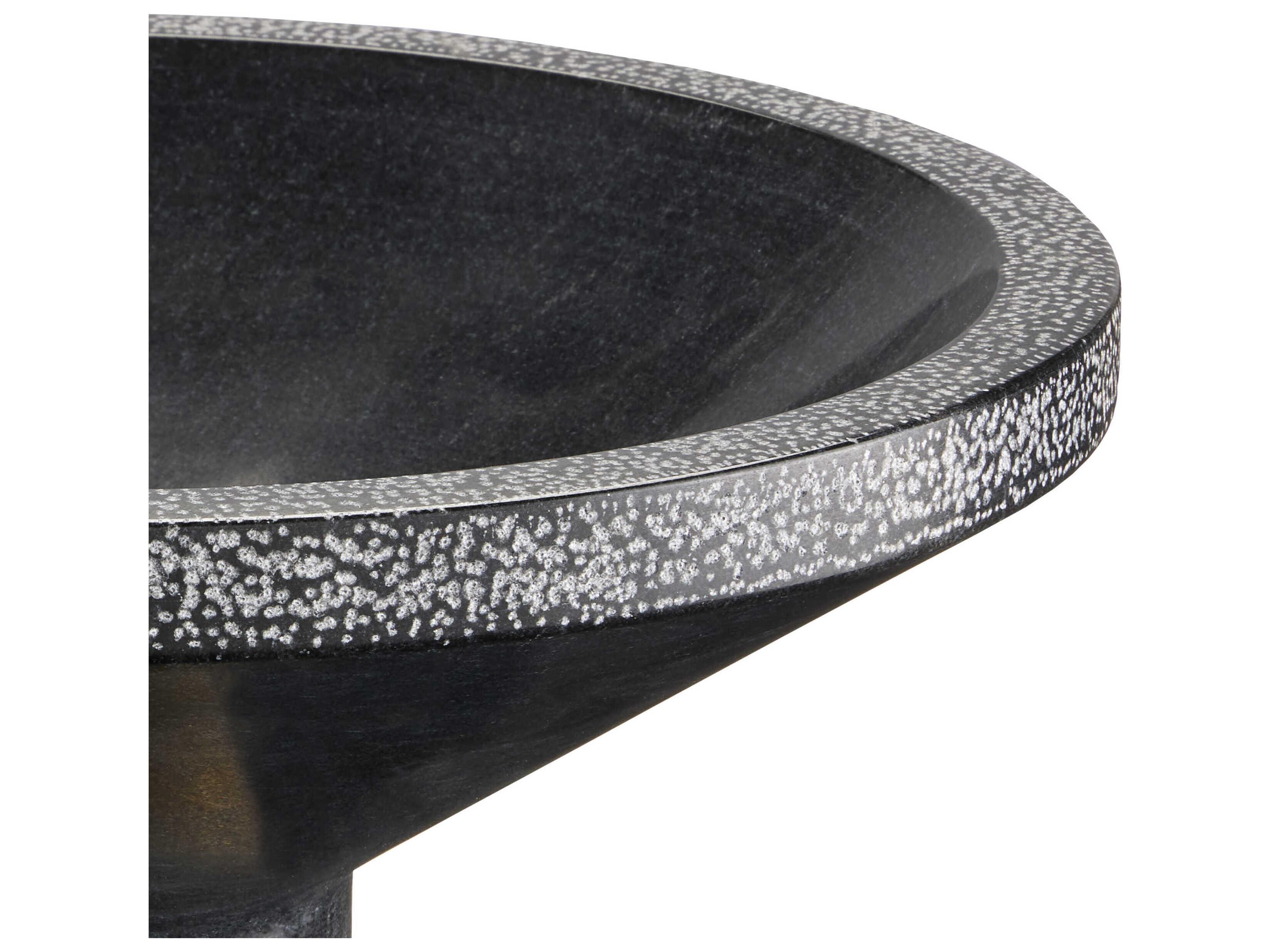 Currey & Company Vincent Black / Brass Decorative Bowl