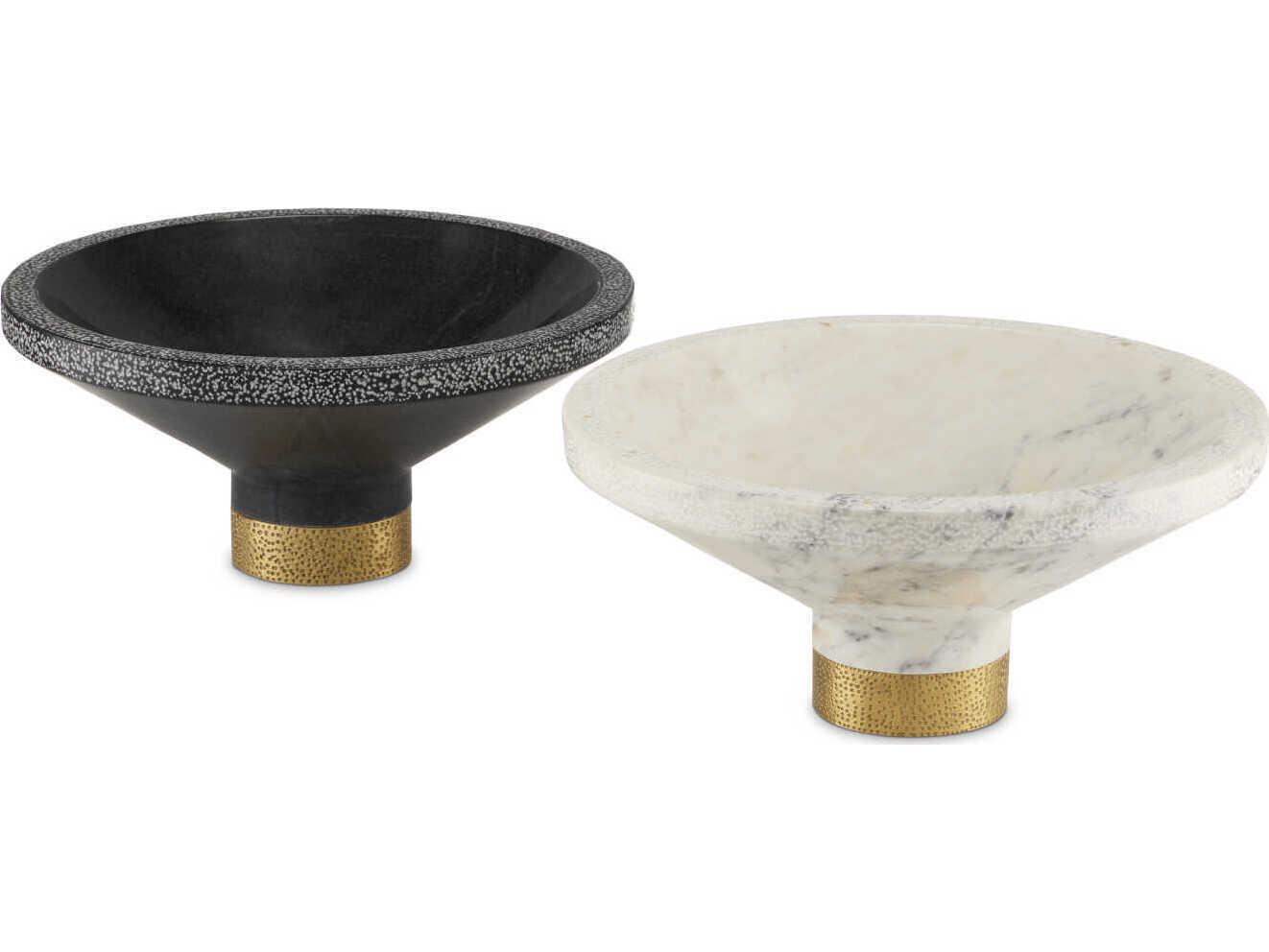 Currey & Company Vincent Black / Brass Decorative Bowl