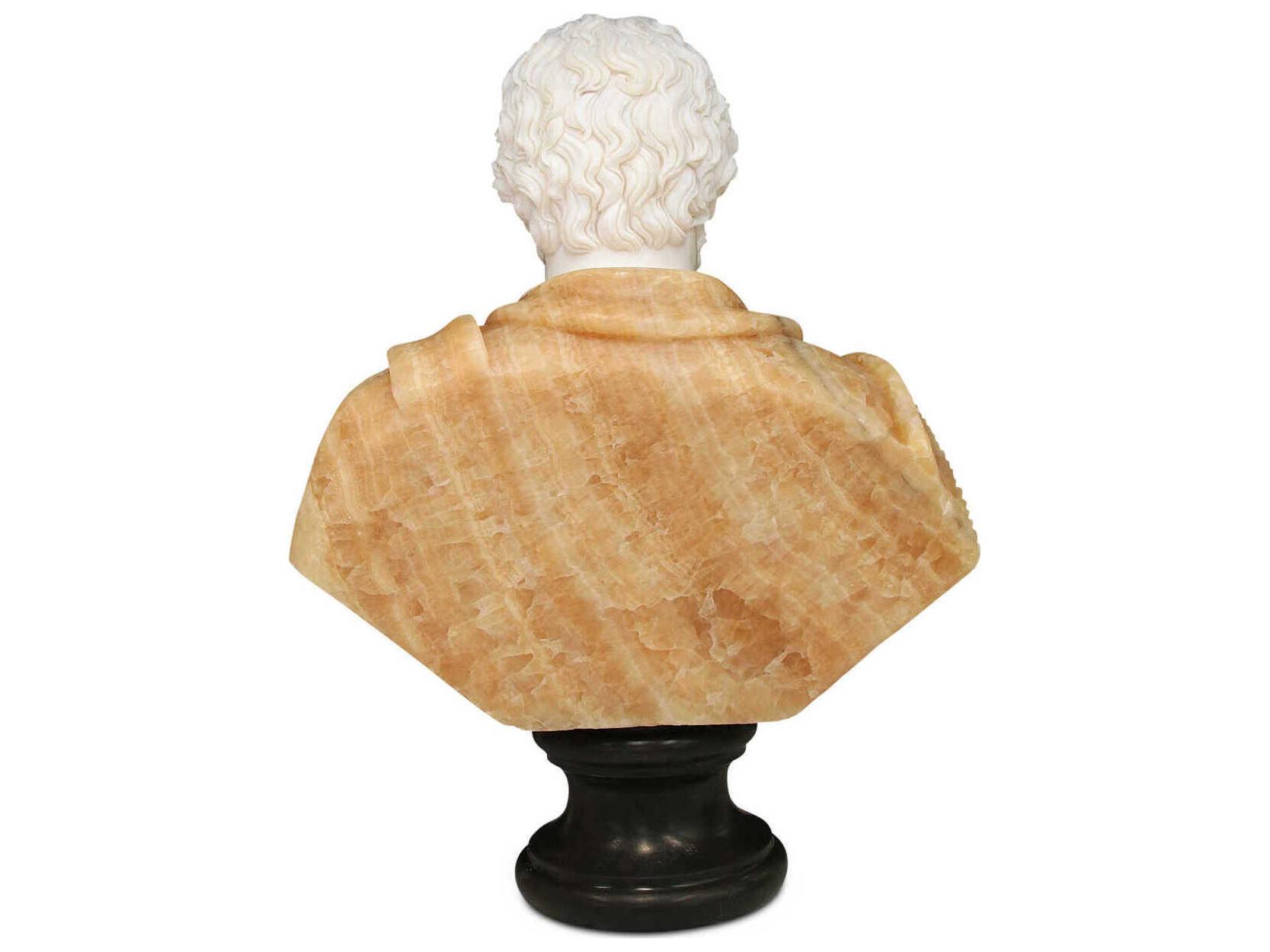 Currey & Company Thanos Marble Bust Sculpture