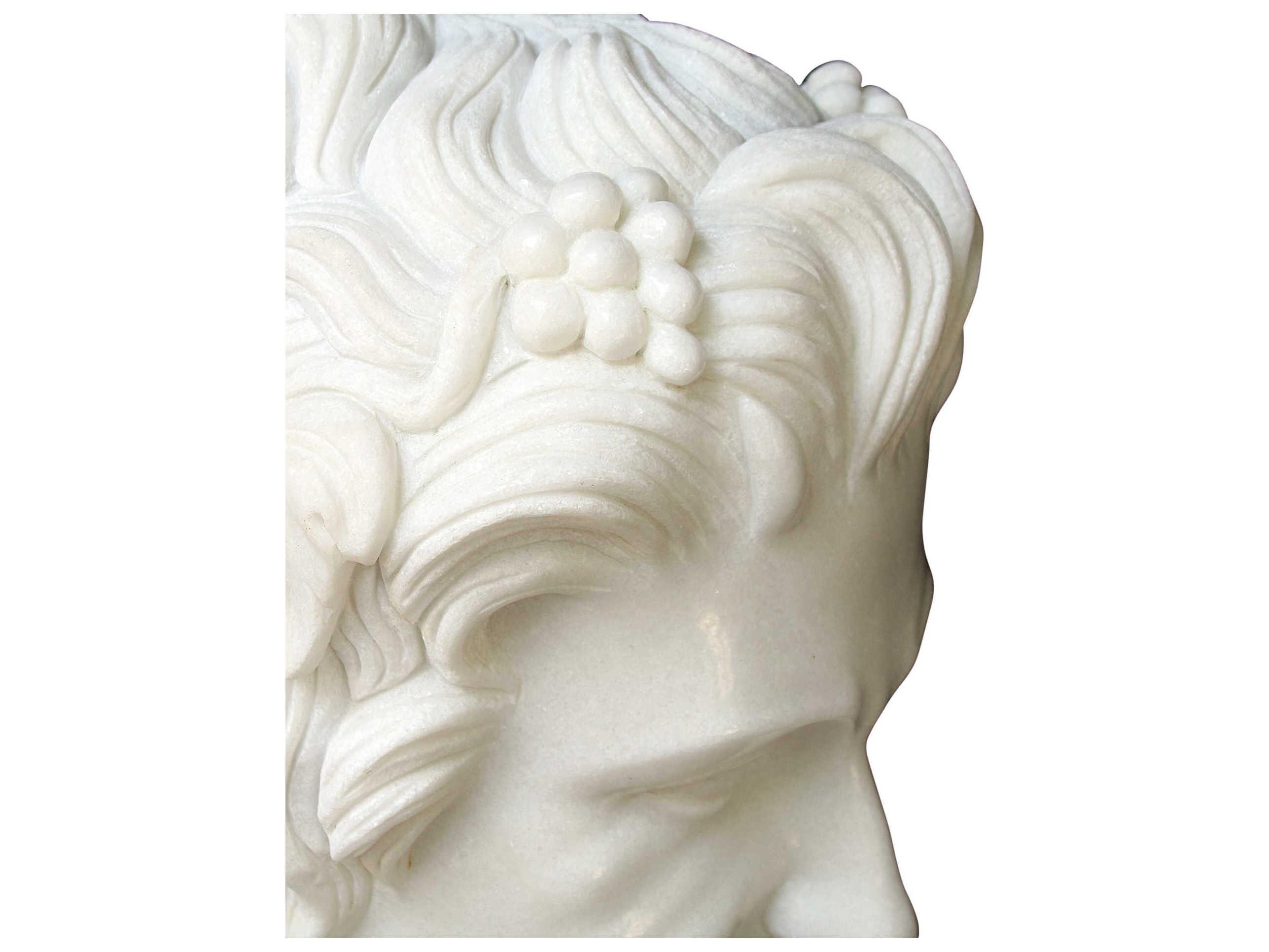 Currey & Company Hector Marble Bust Sculpture