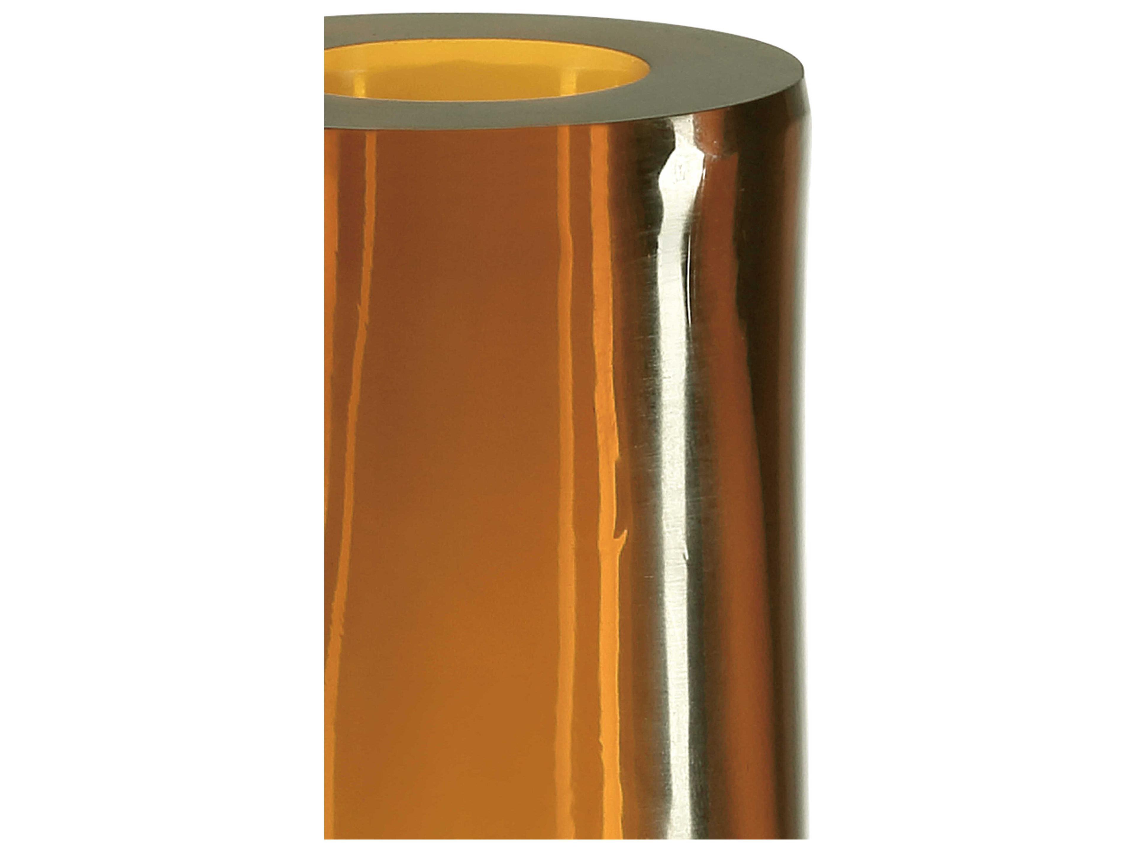 Currey & Company Imperial Amber Peking Long Neck Vase