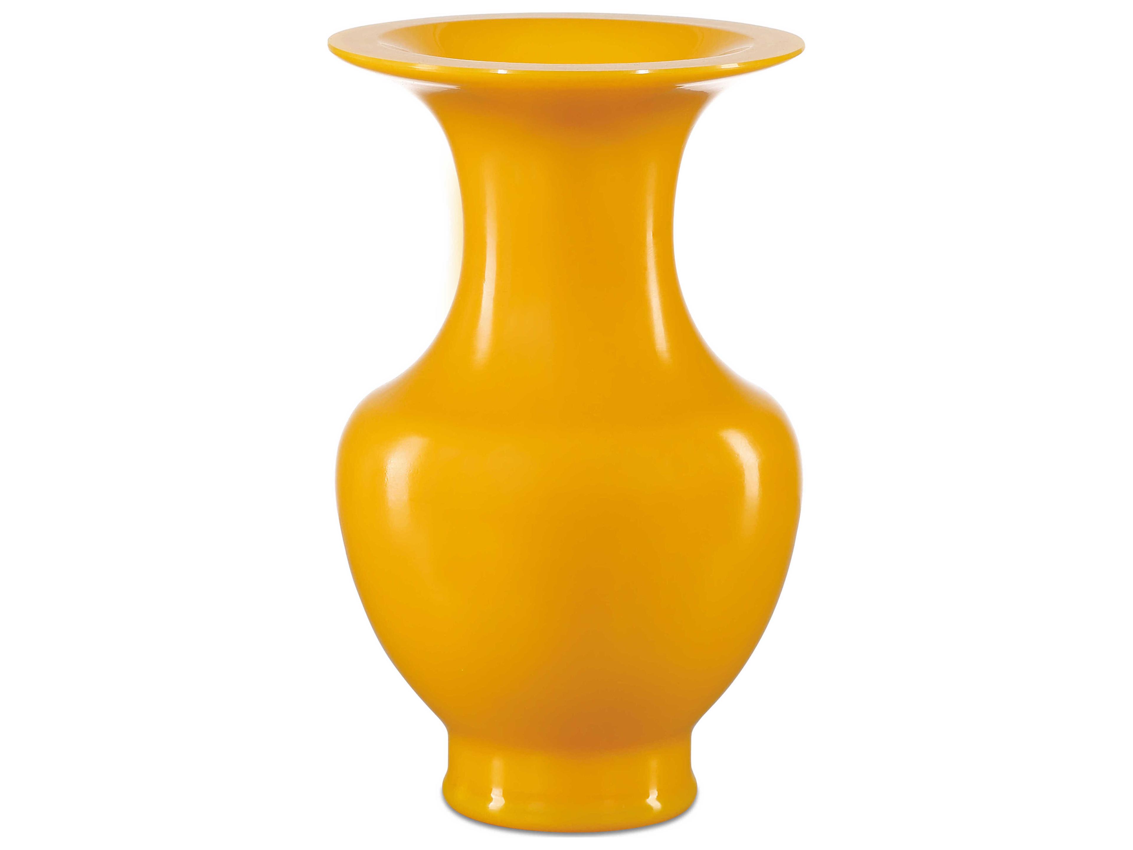Currey & Company Imperial Yellow Peking Vase