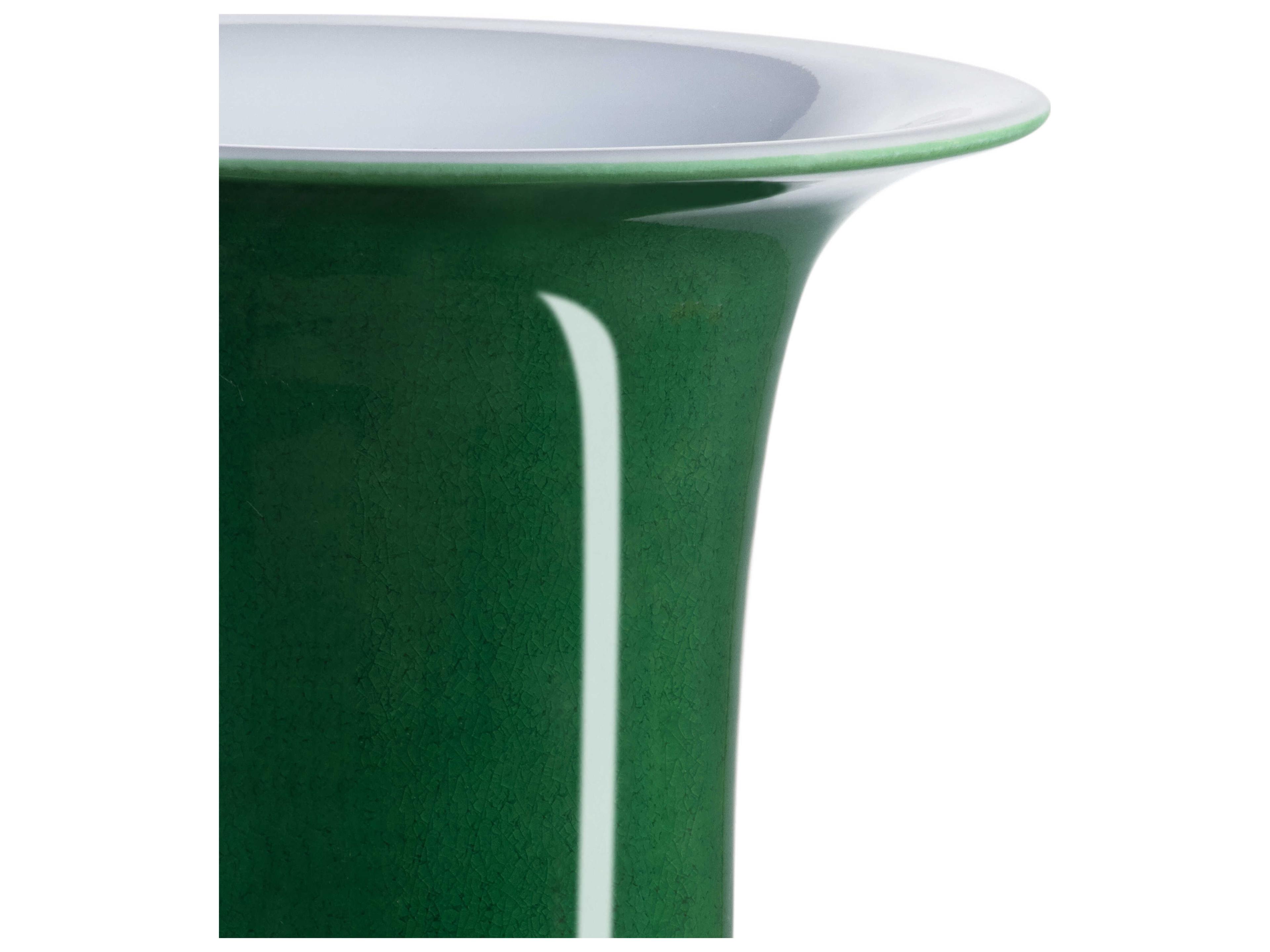 Currey & Company Imperial Green Corolla Vase