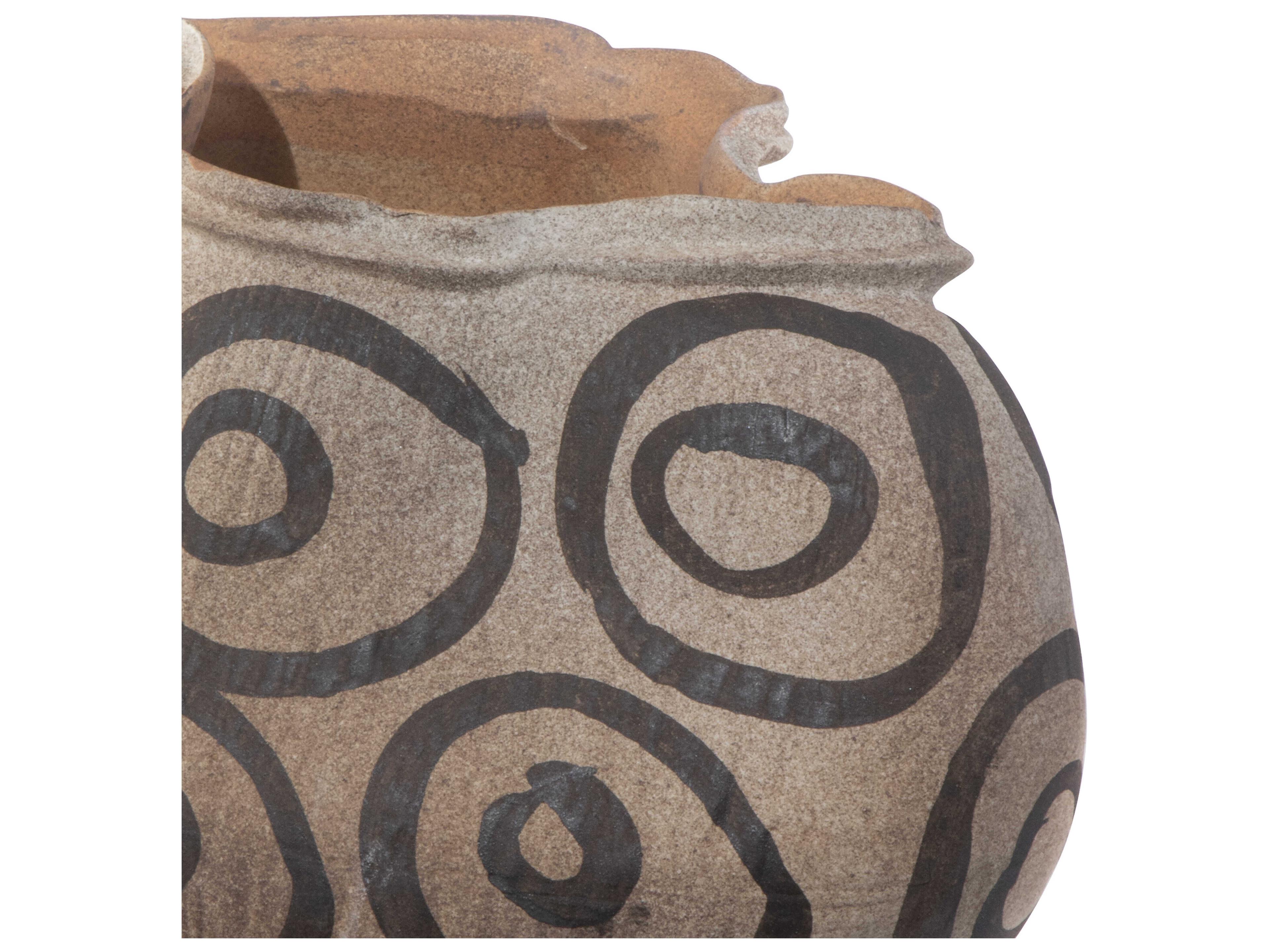 Currey & Company Han Dynasty Textured Brown / Light Earth Decorative Bowl