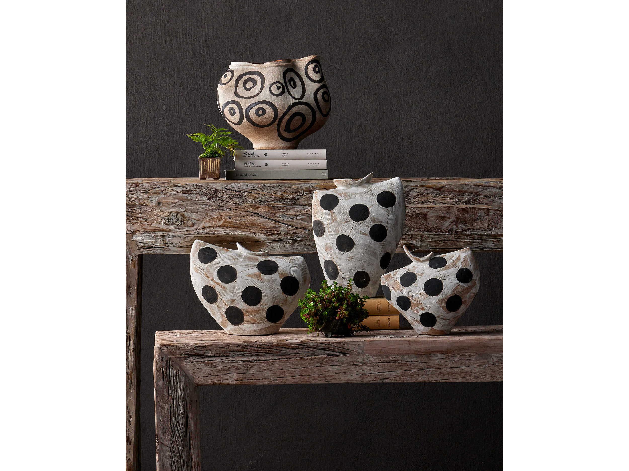 Currey & Company Han Dynasty Textured Brown / Light Earth Decorative Bowl