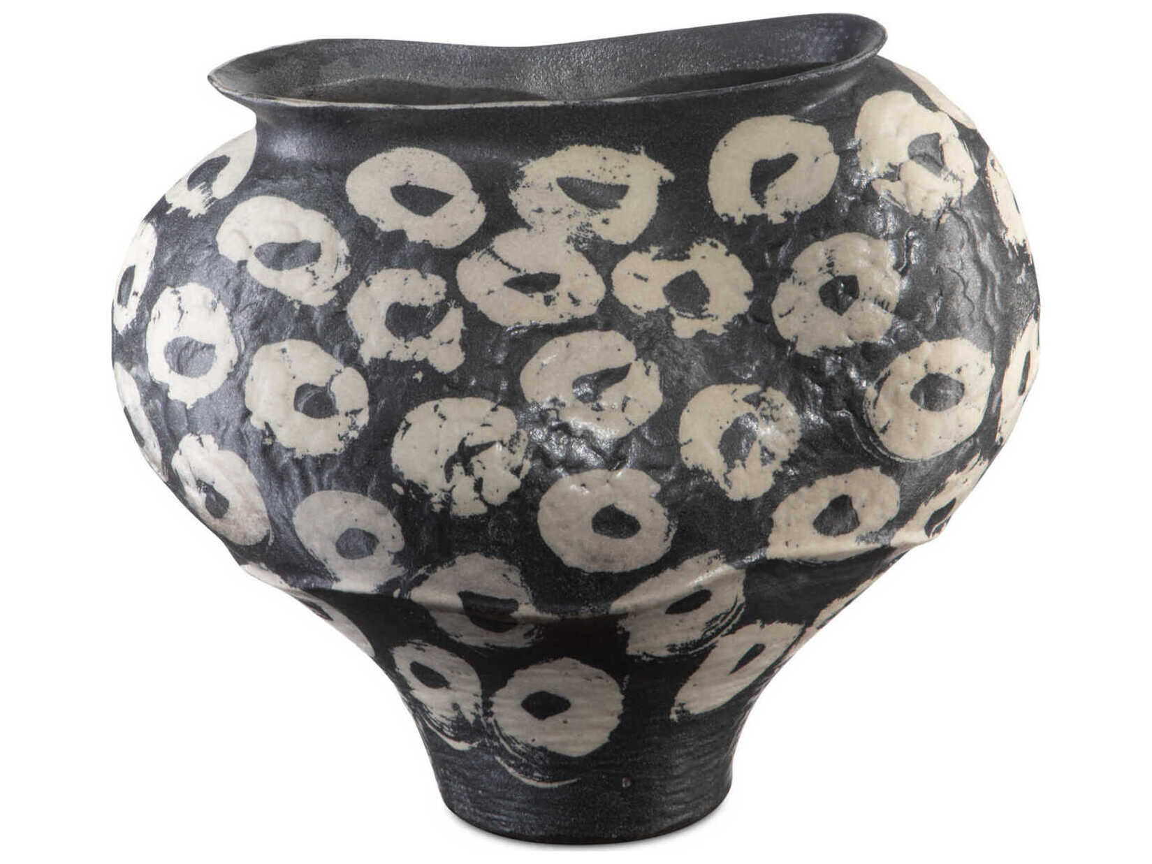 Currey & Company Japonesque Black / Light Mud Decorative Bowl