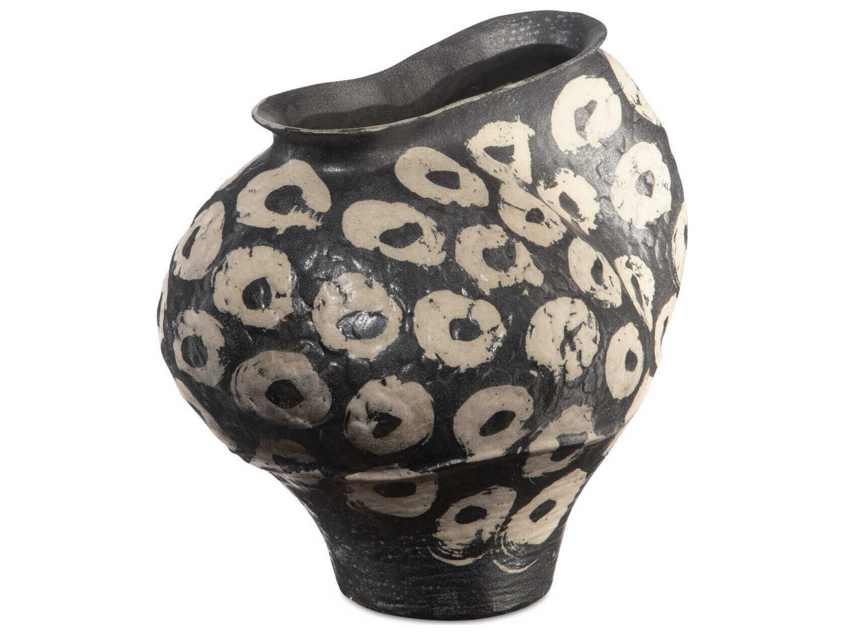 Currey & Company Japonesque Black / Light Mud Decorative Bowl