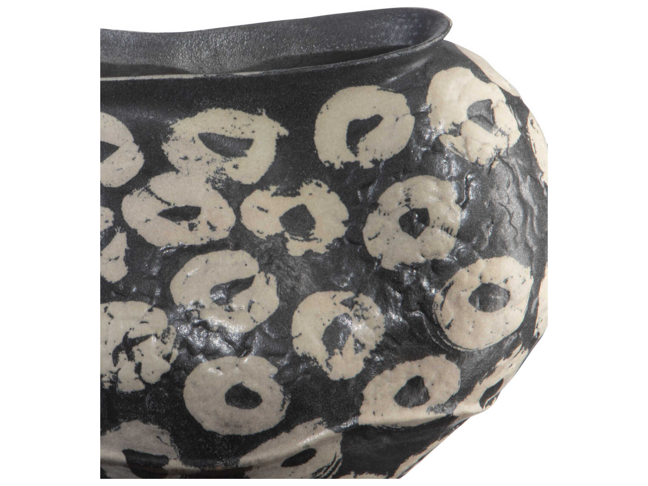 Currey & Company Japonesque Black / Light Mud Decorative Bowl