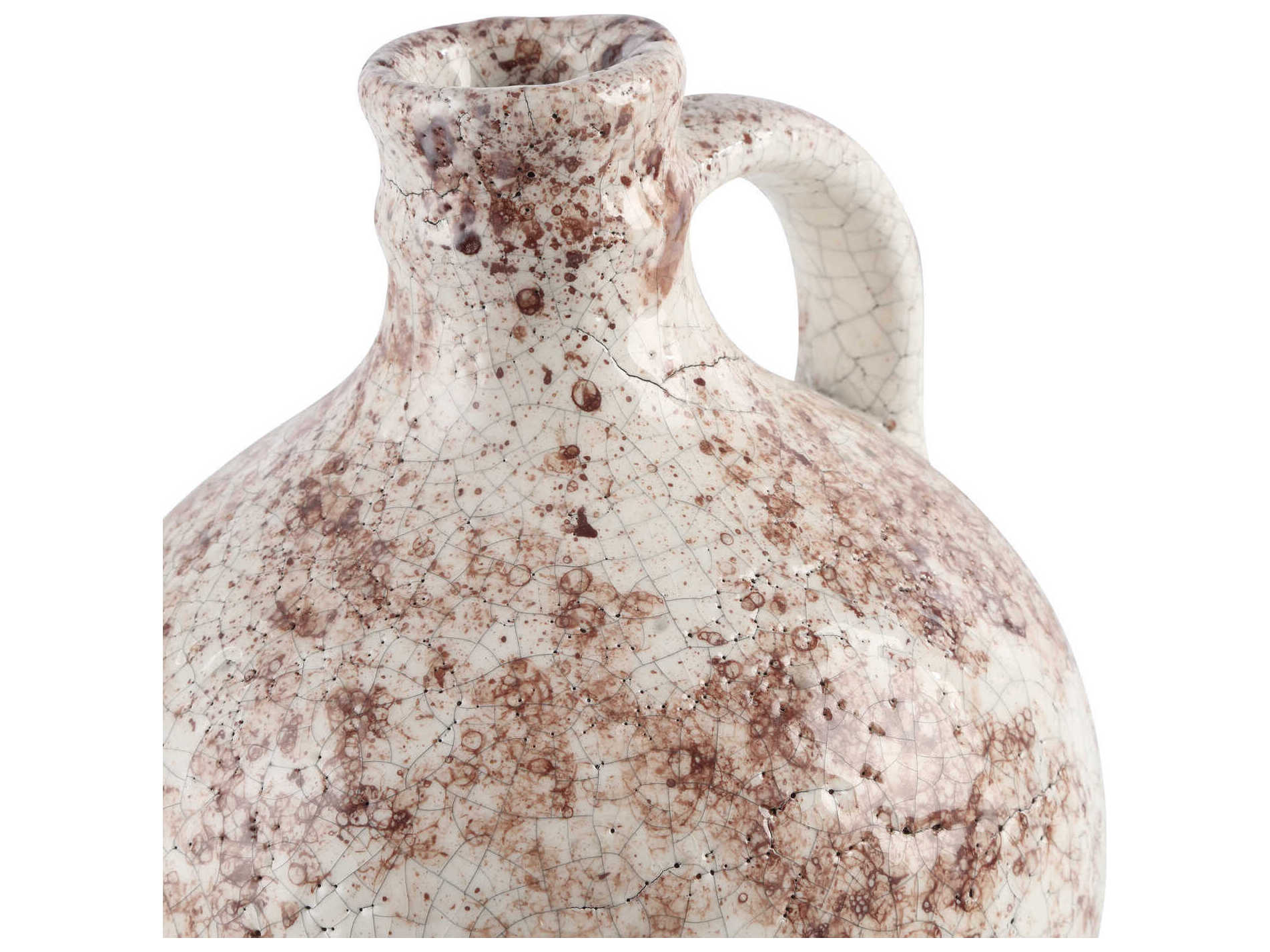 Currey & Company Brown / Off White Marne Demijohn Vase Set of 3