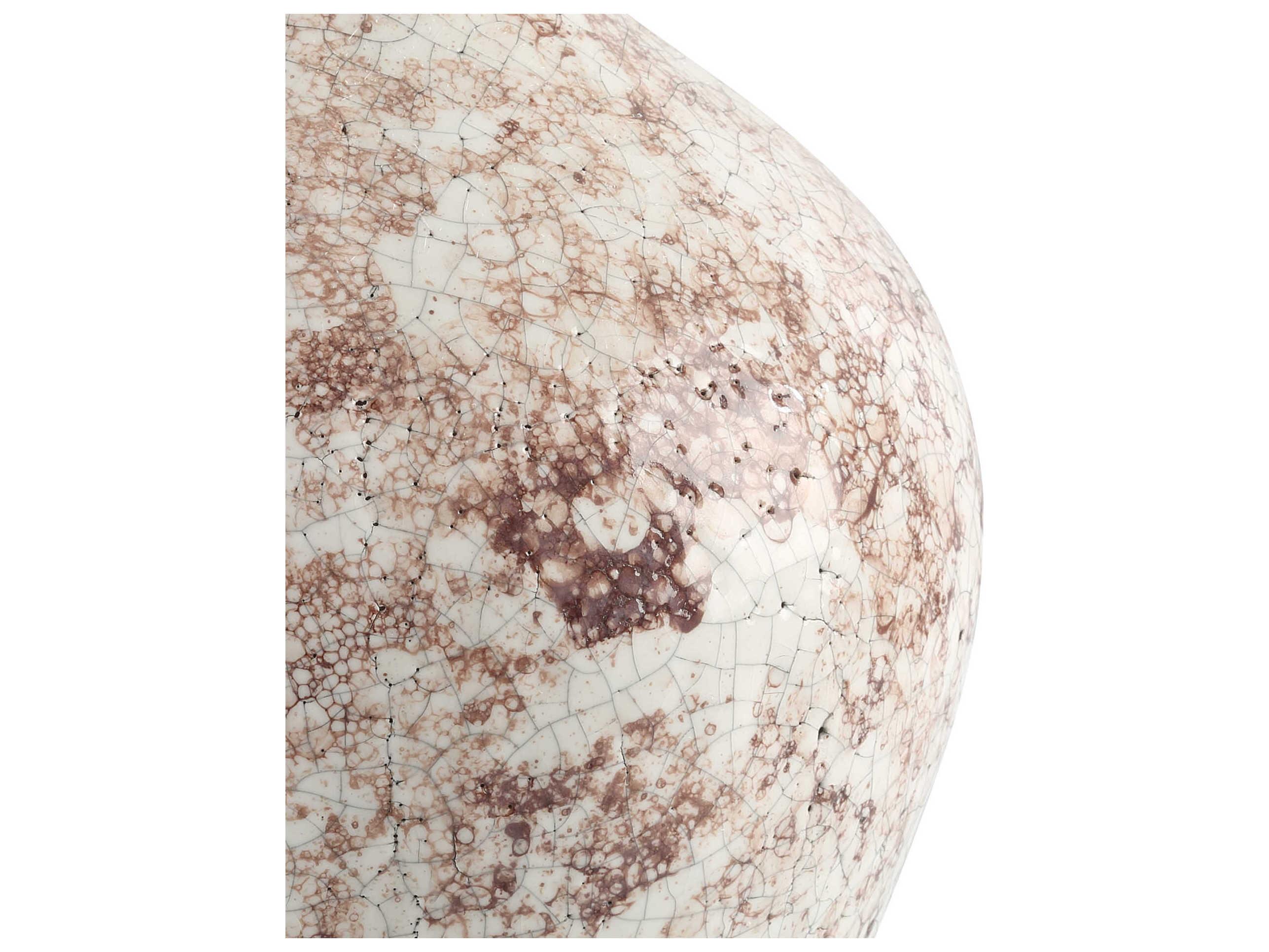 Currey & Company Brown / Off White Marne Demijohn Vase Set of 3