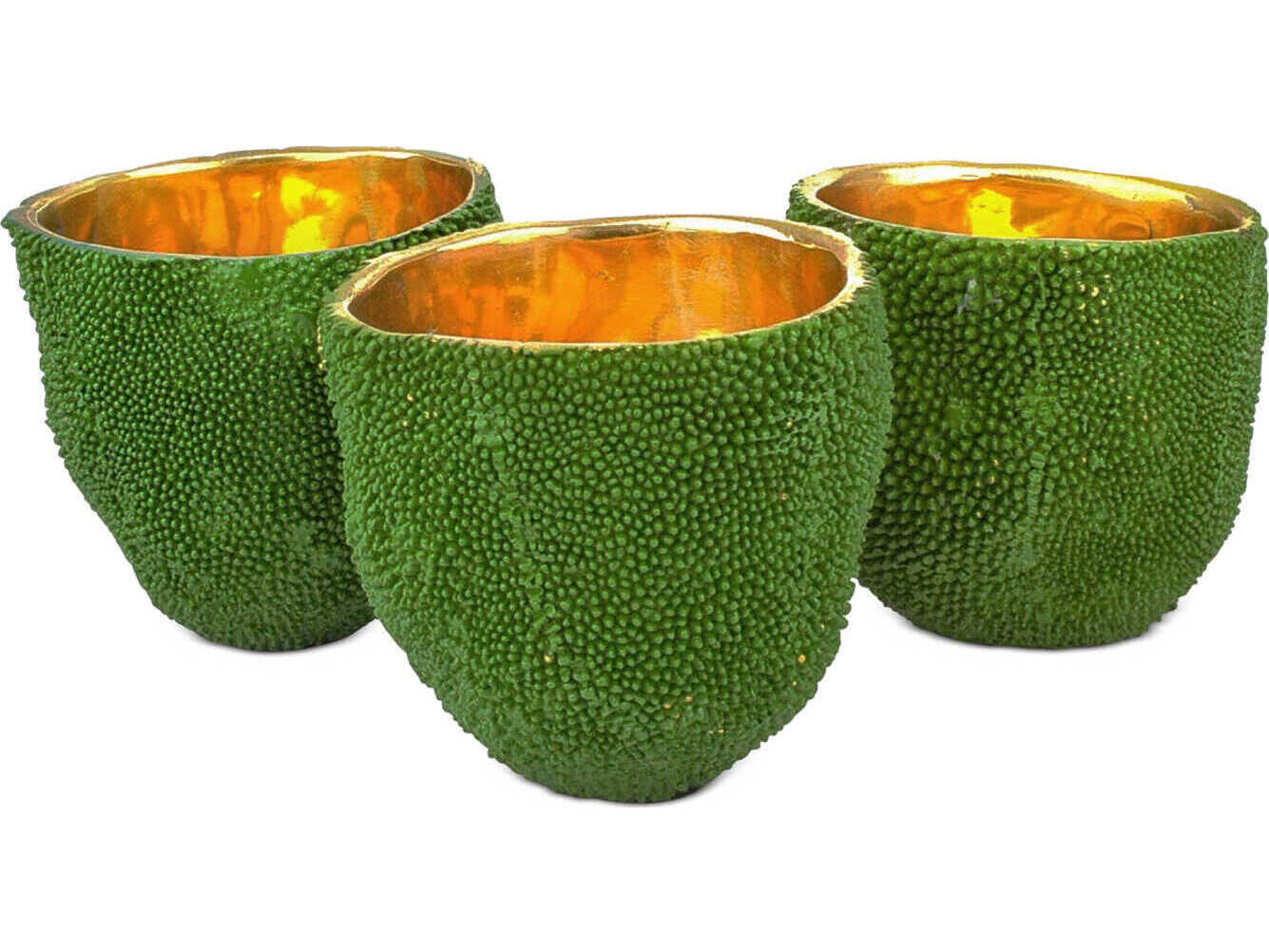 Currey & Company Jackfruit Vase Set of 3