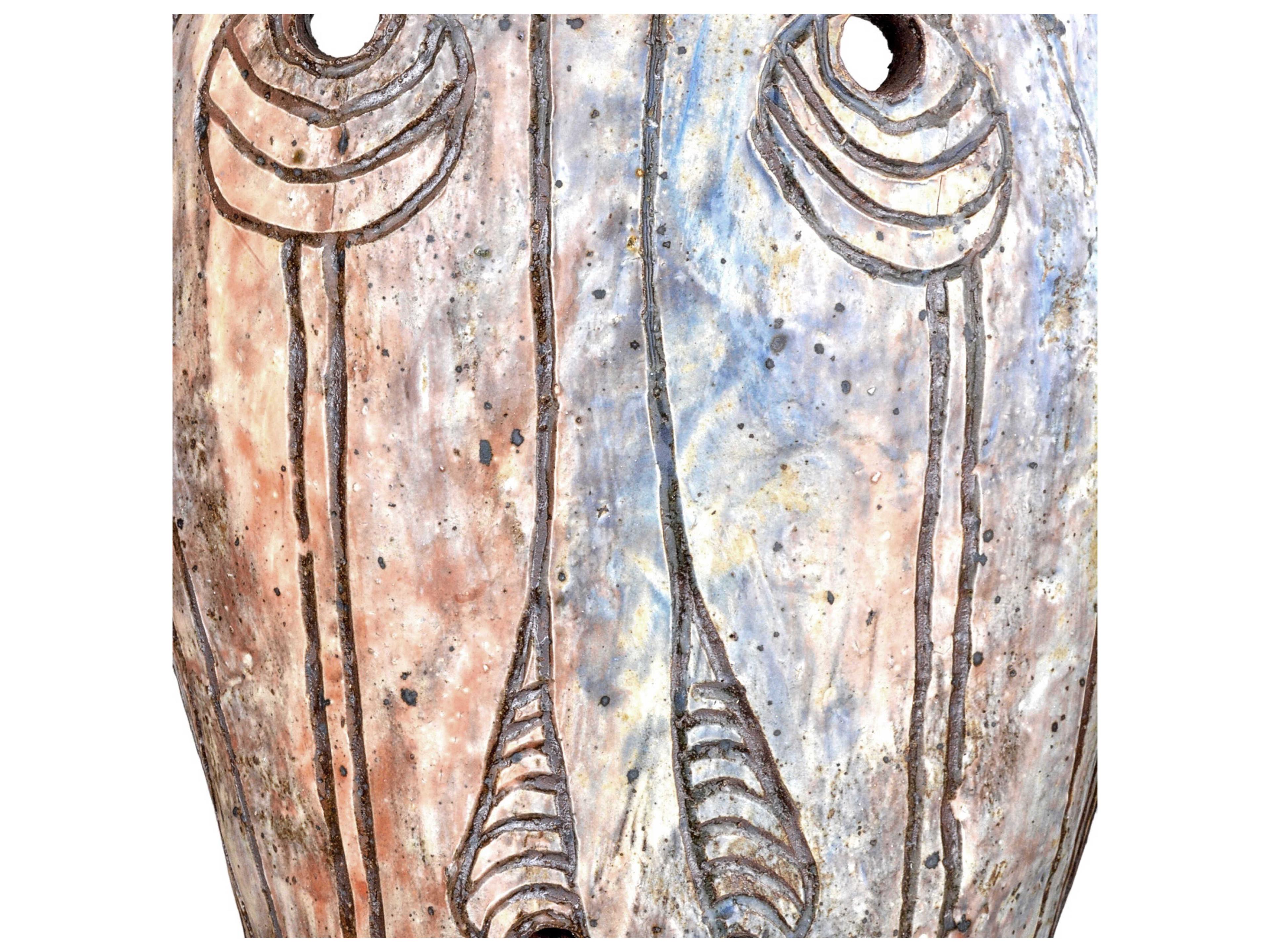 Currey & Company Ceramic Glaze Masks Sculpture Set of 3