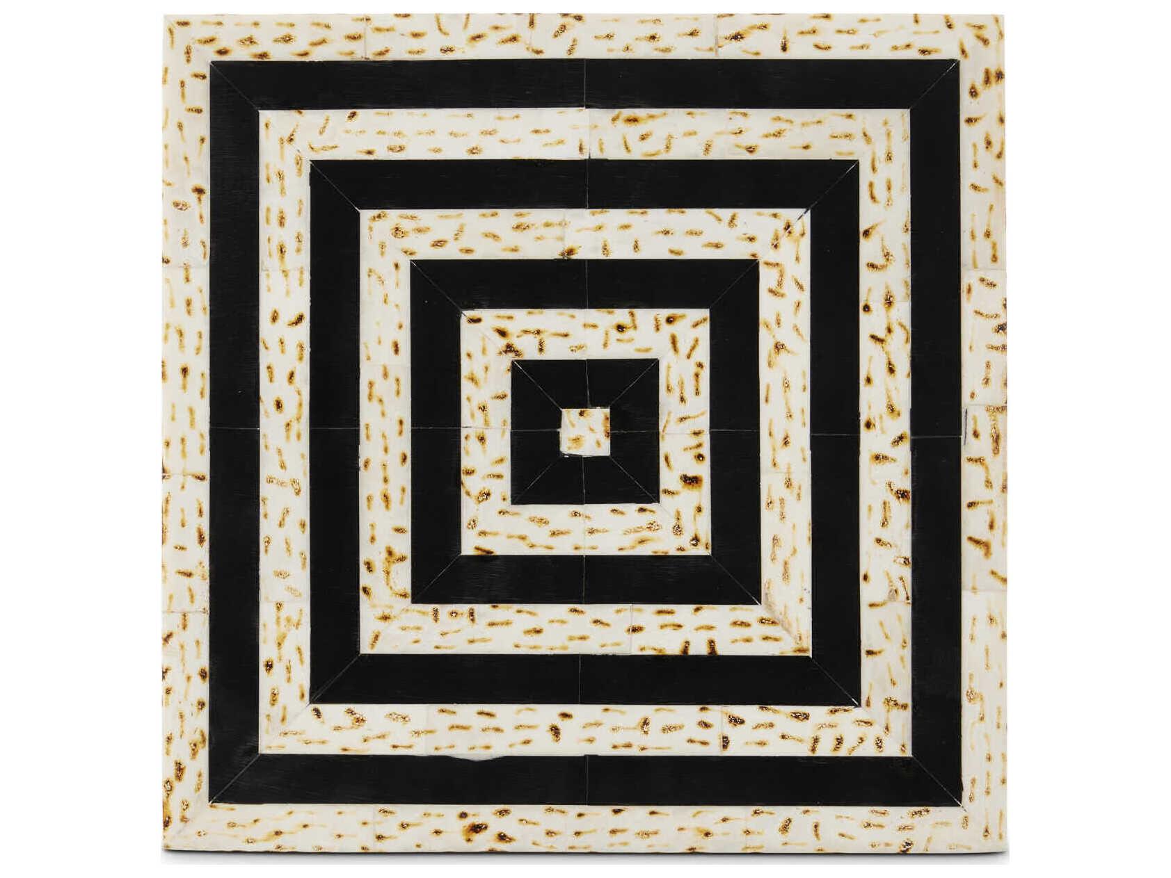 Currey & Company Taurus Natural / Black Storage Case Set of 2