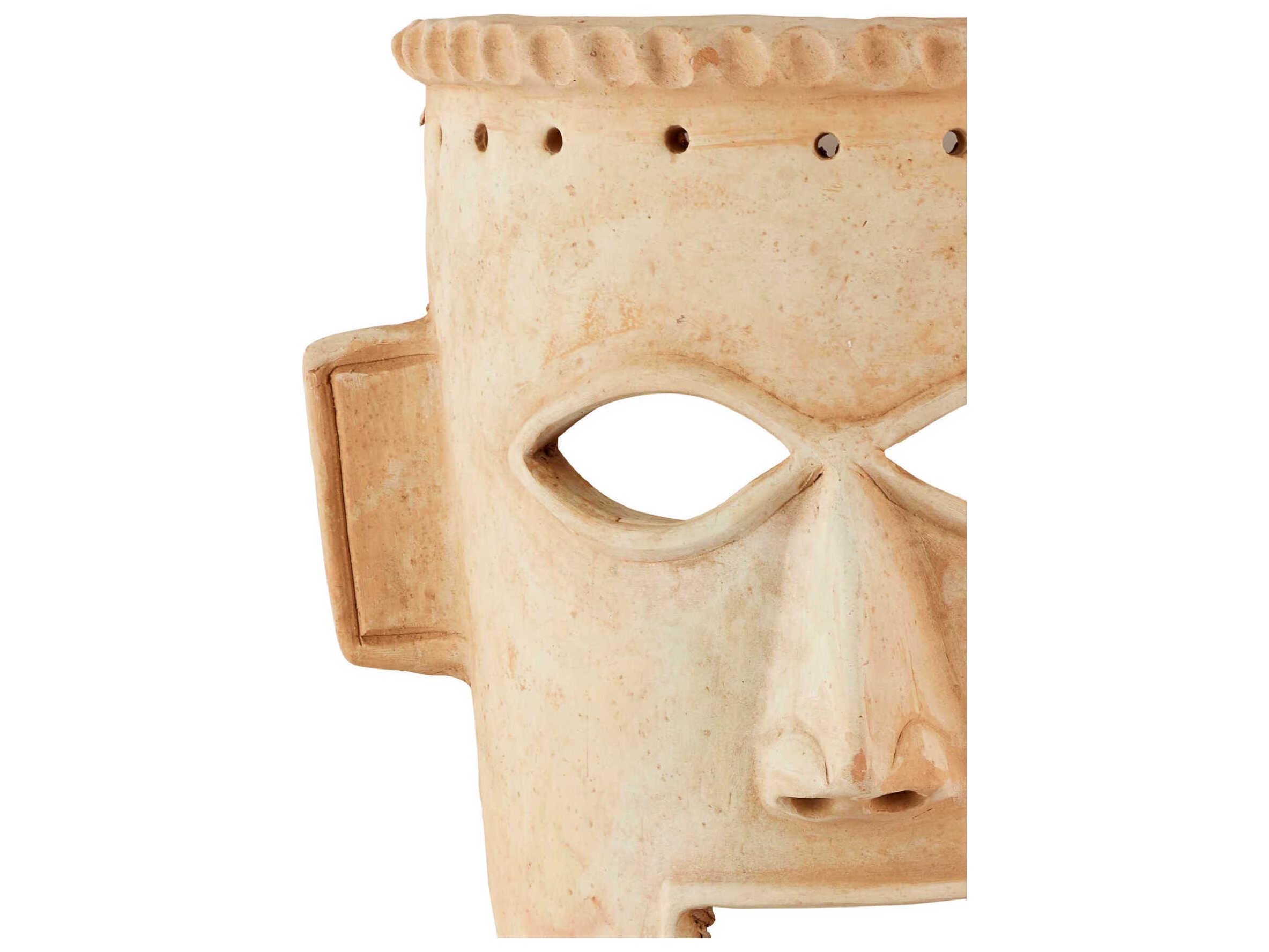 Currey & Company Etu Mask Sculpture Set of 2