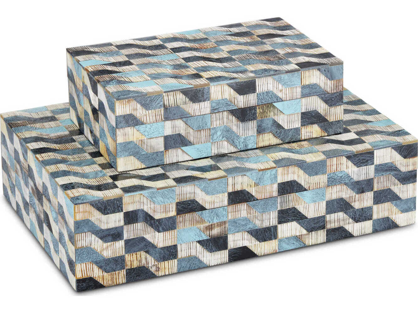 Currey & Company Ezra Box Set of 2