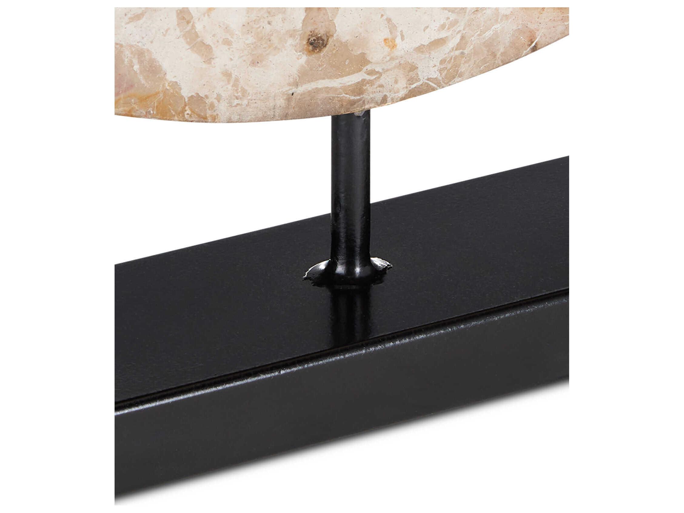 Currey & Company Anu Marble Disc Sculpture