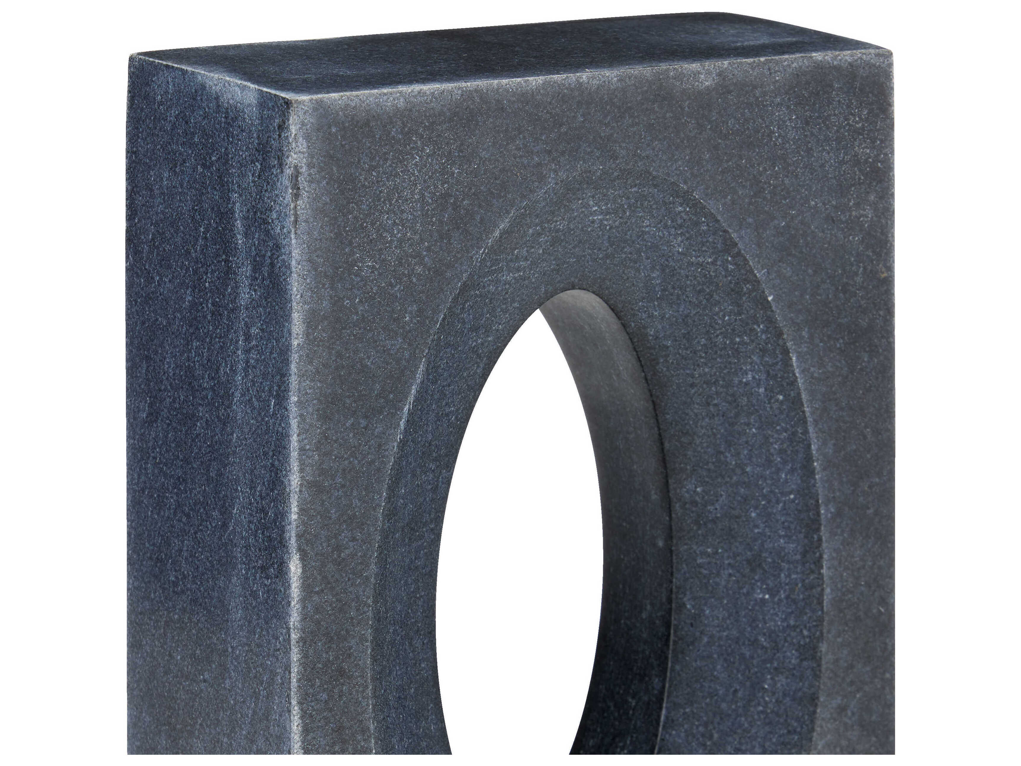 Currey & Company Demi Black Bookends Set of 2