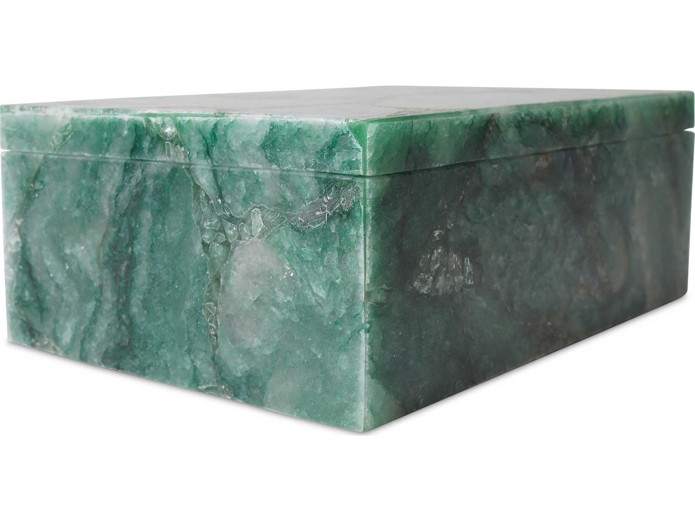 Currey & Company Green Aventurine Box