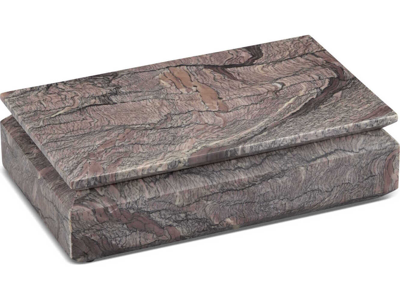 Currey & Company Leslie Breccia Marble Box