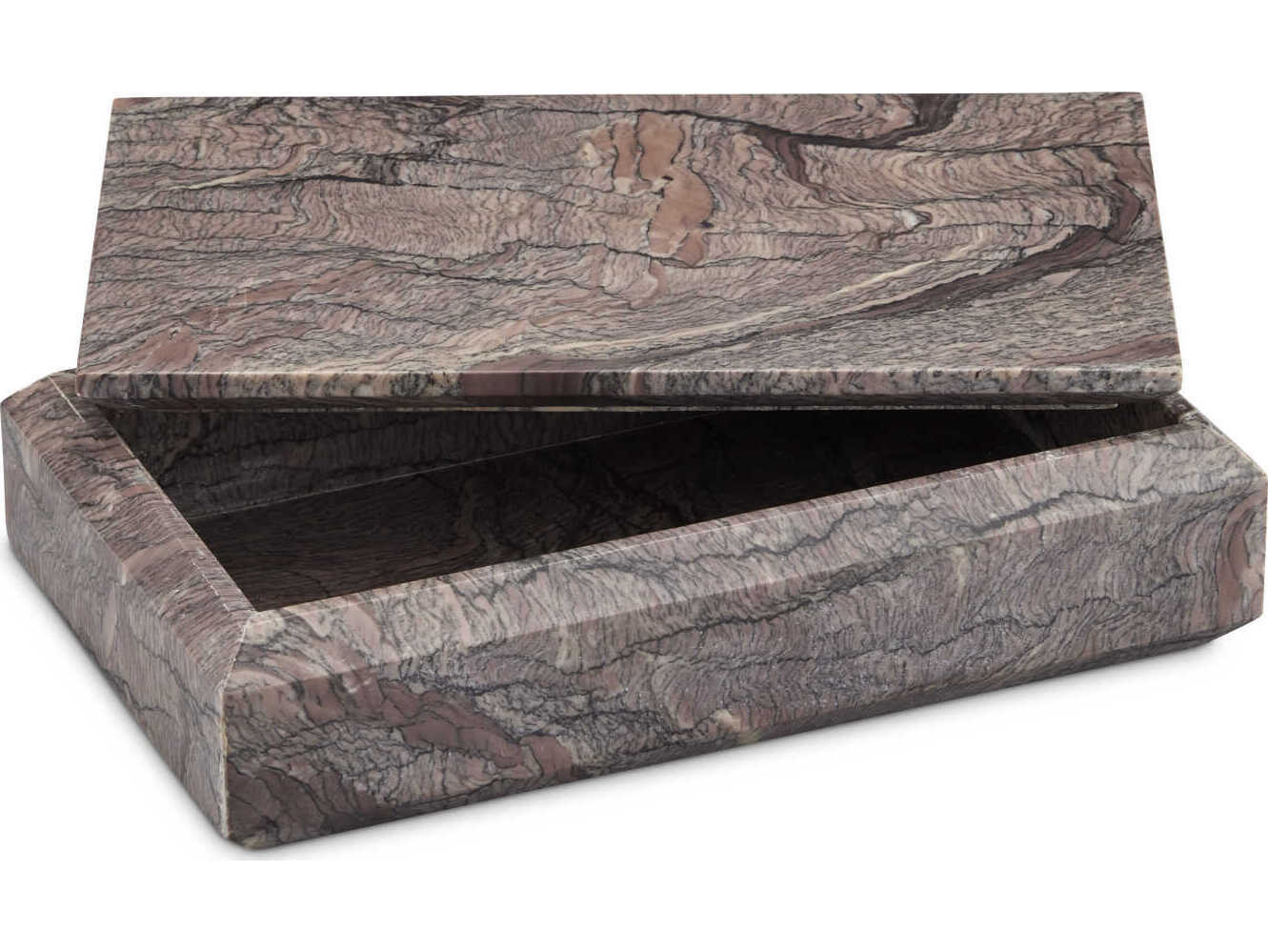 Currey & Company Leslie Breccia Marble Box