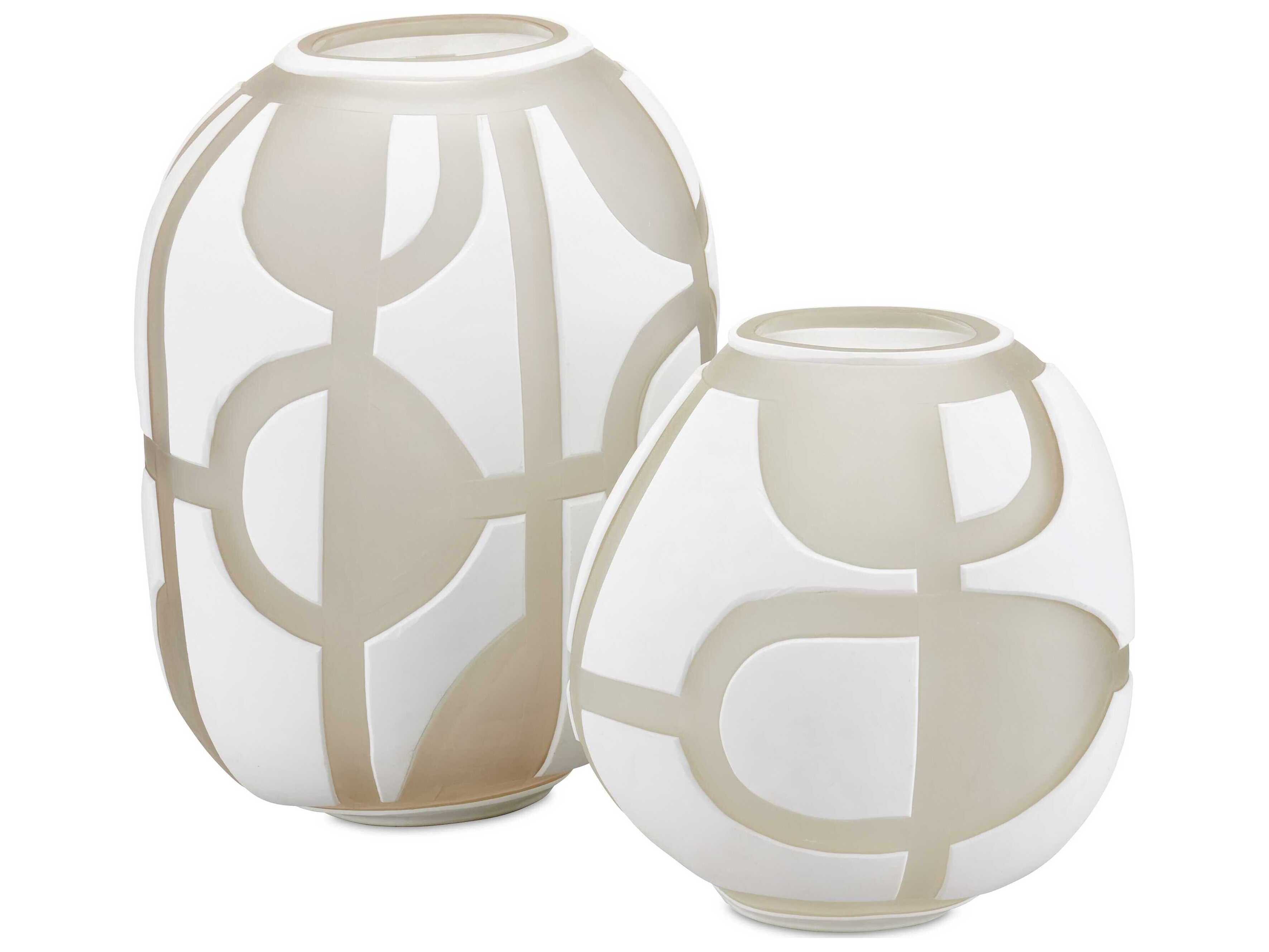 Currey & Company Art Decortif Vase Set of 2