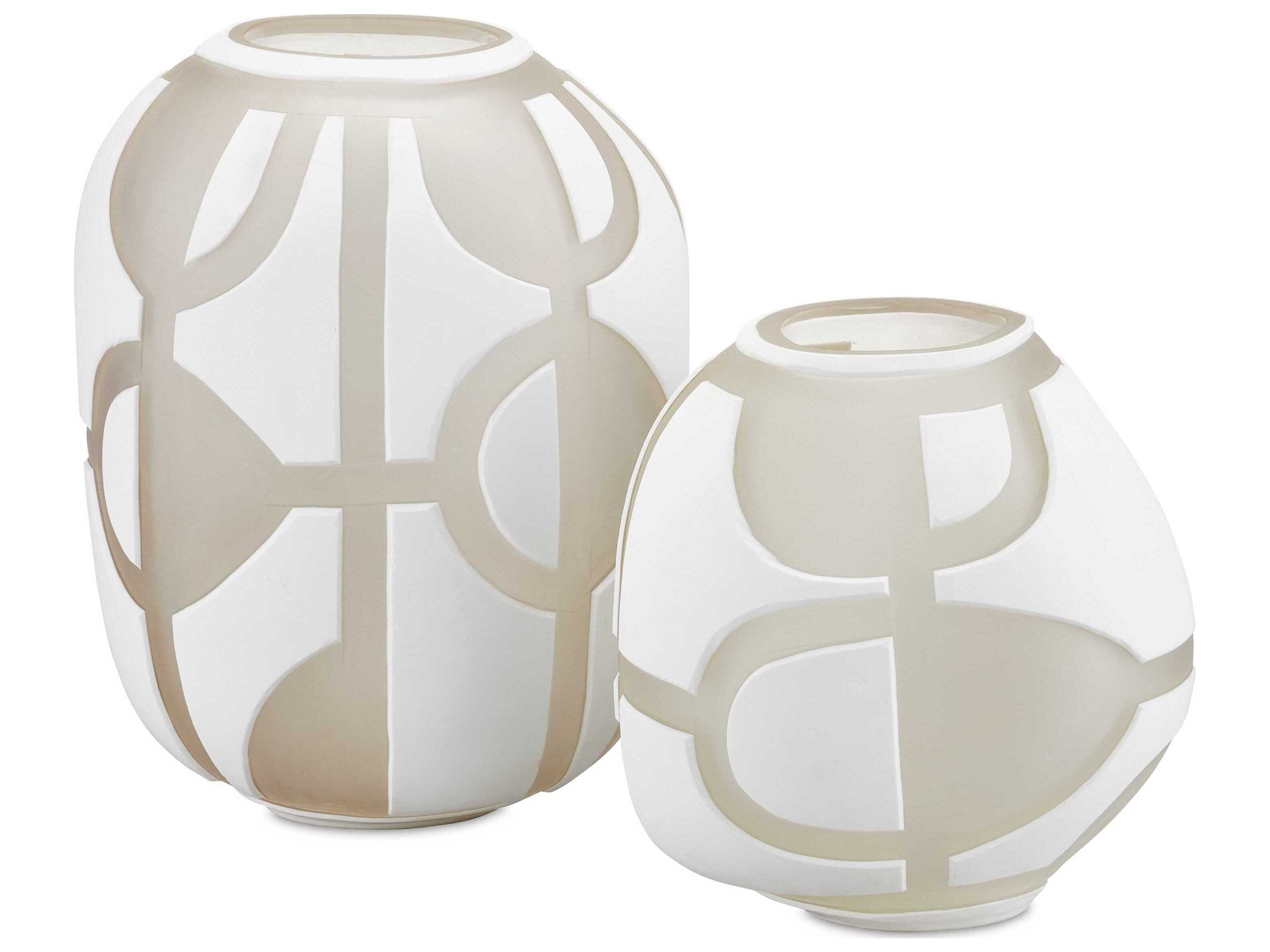 Currey & Company Art Decortif Vase Set of 2
