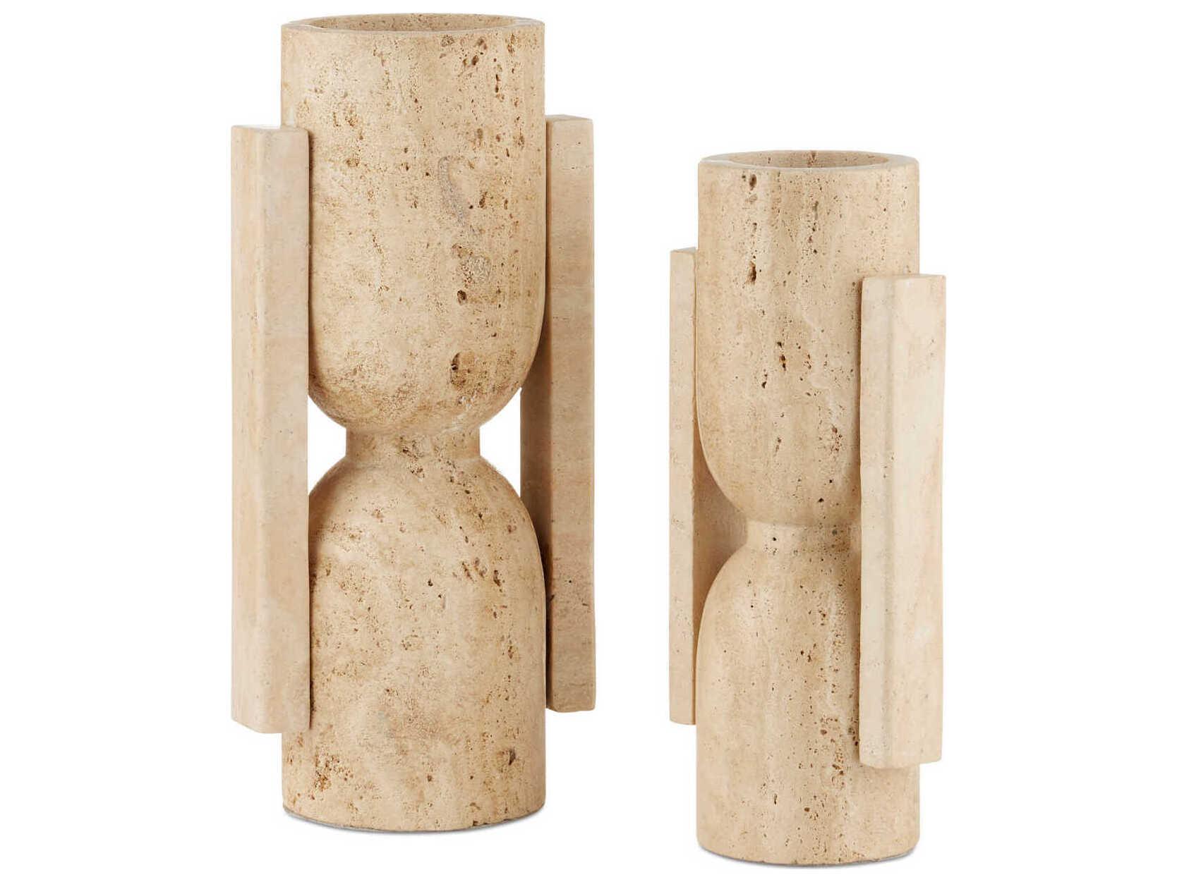 Currey & Company Face to Face Vase Set of 2