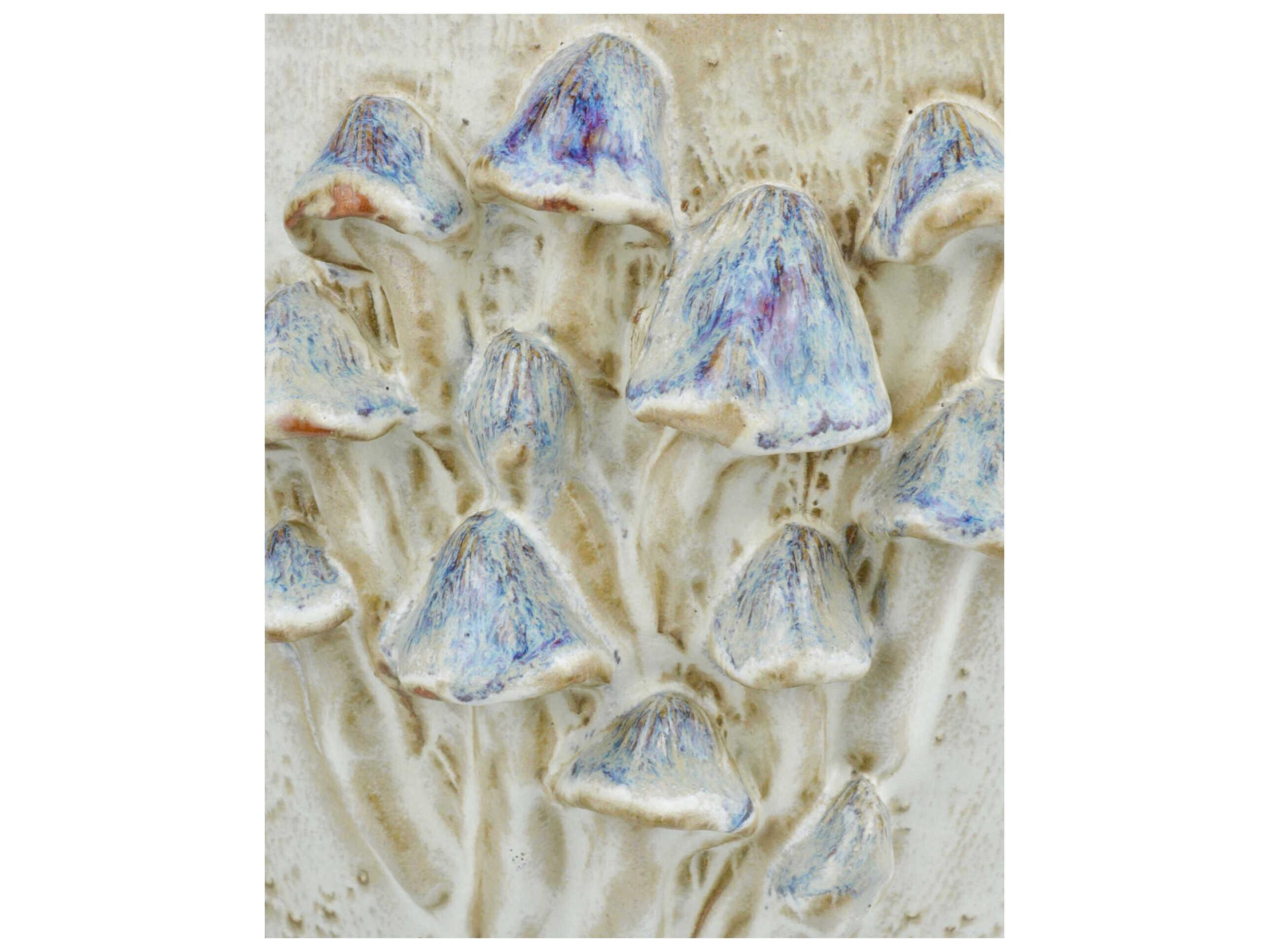 Currey & Company Black Forest Mushrooms Vase