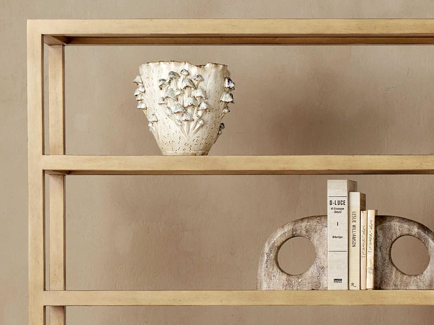 Currey & Company Black Forest Mushrooms Vase