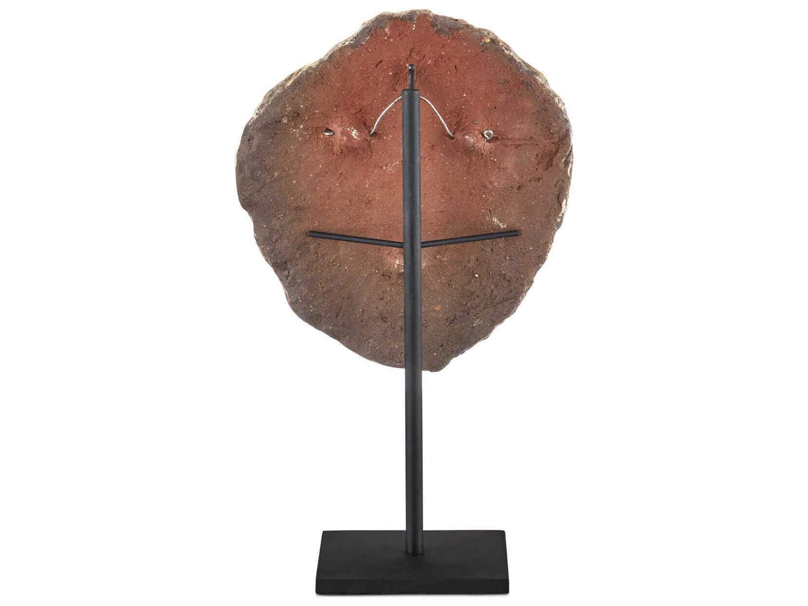 Currey & Company Artisan Face Disc Sculpture