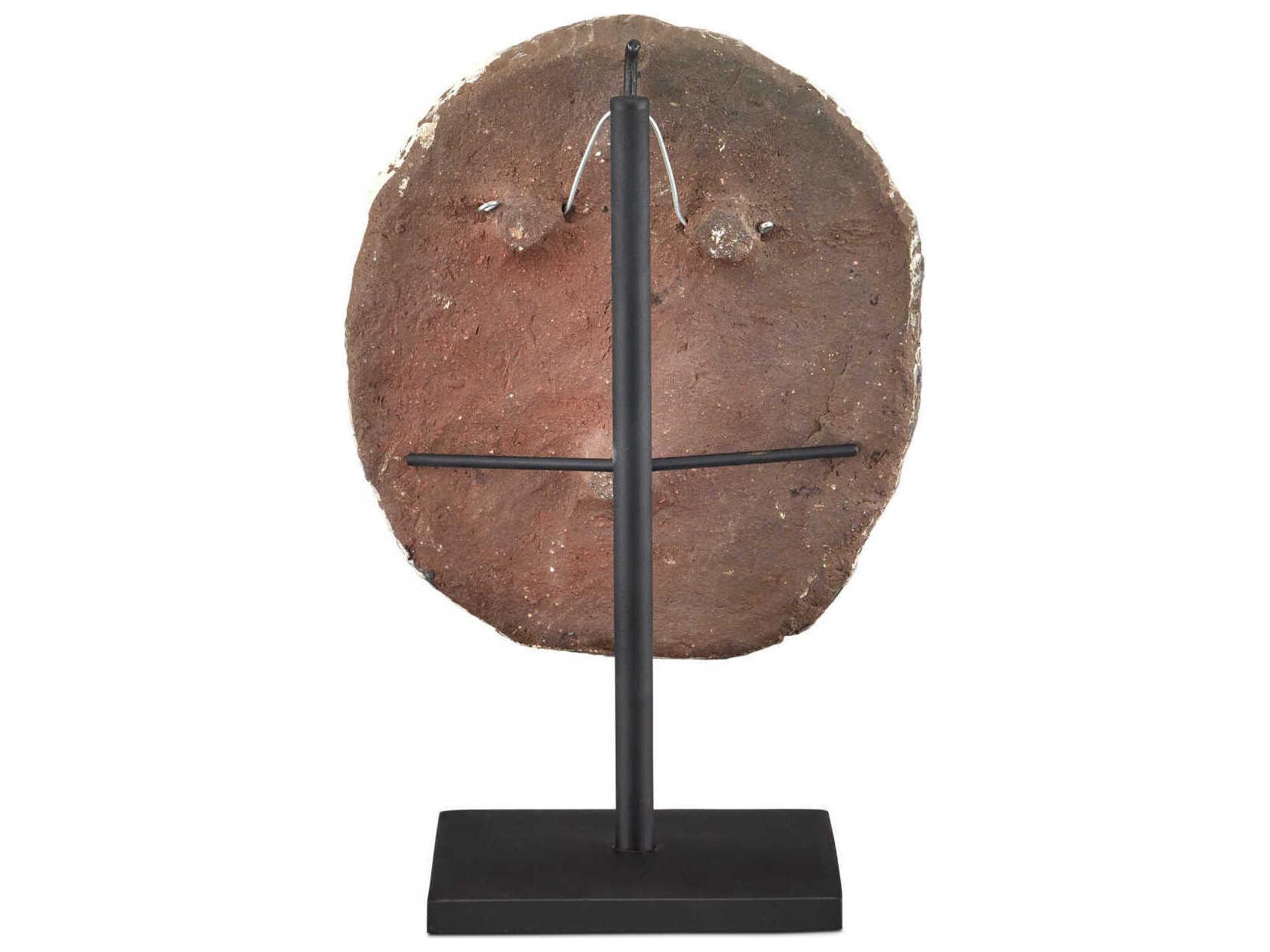 Currey & Company Artisan Face Disc Sculpture