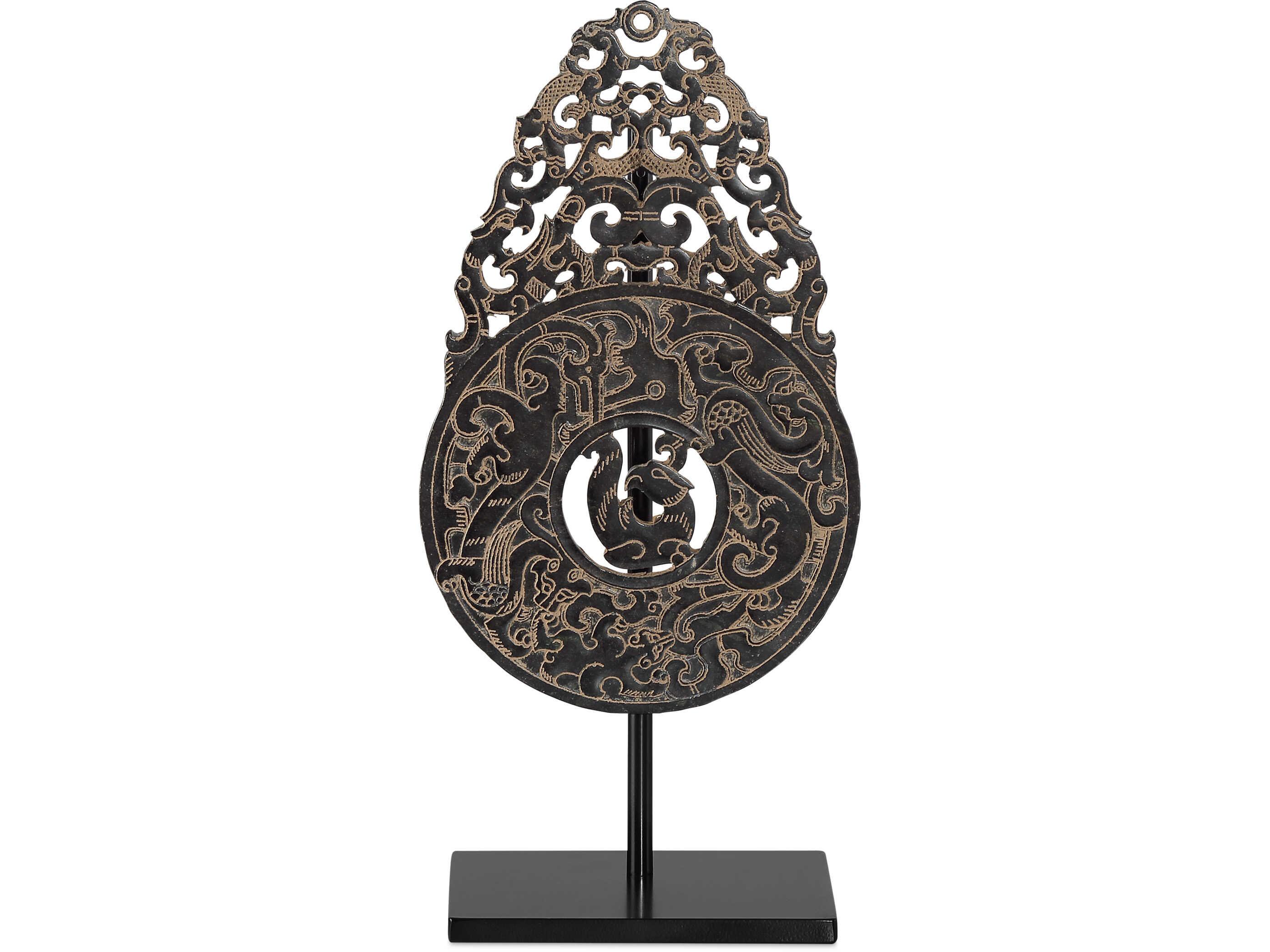 Currey & Company Han Dynasty Jade Symbol