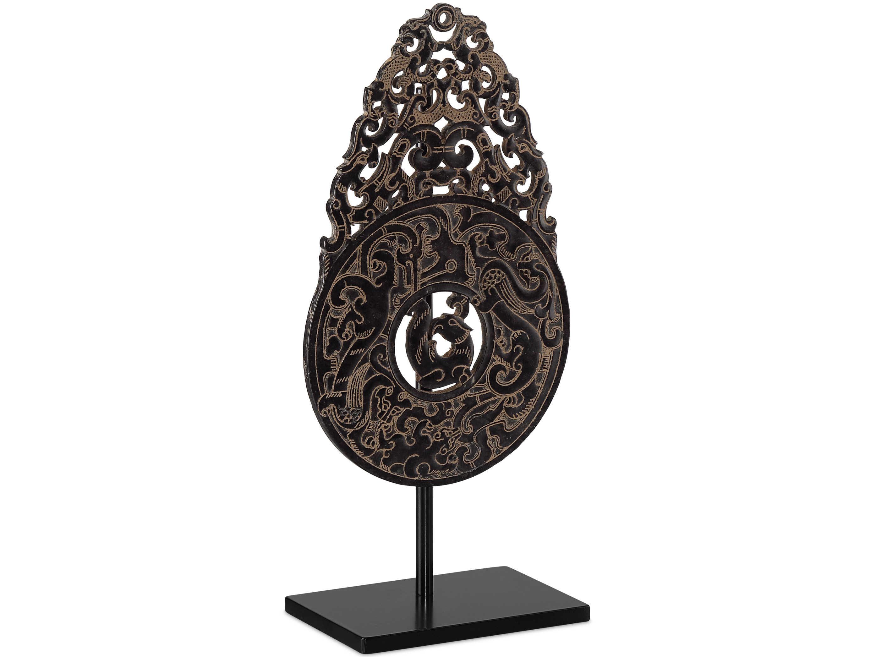 Currey & Company Han Dynasty Jade Symbol