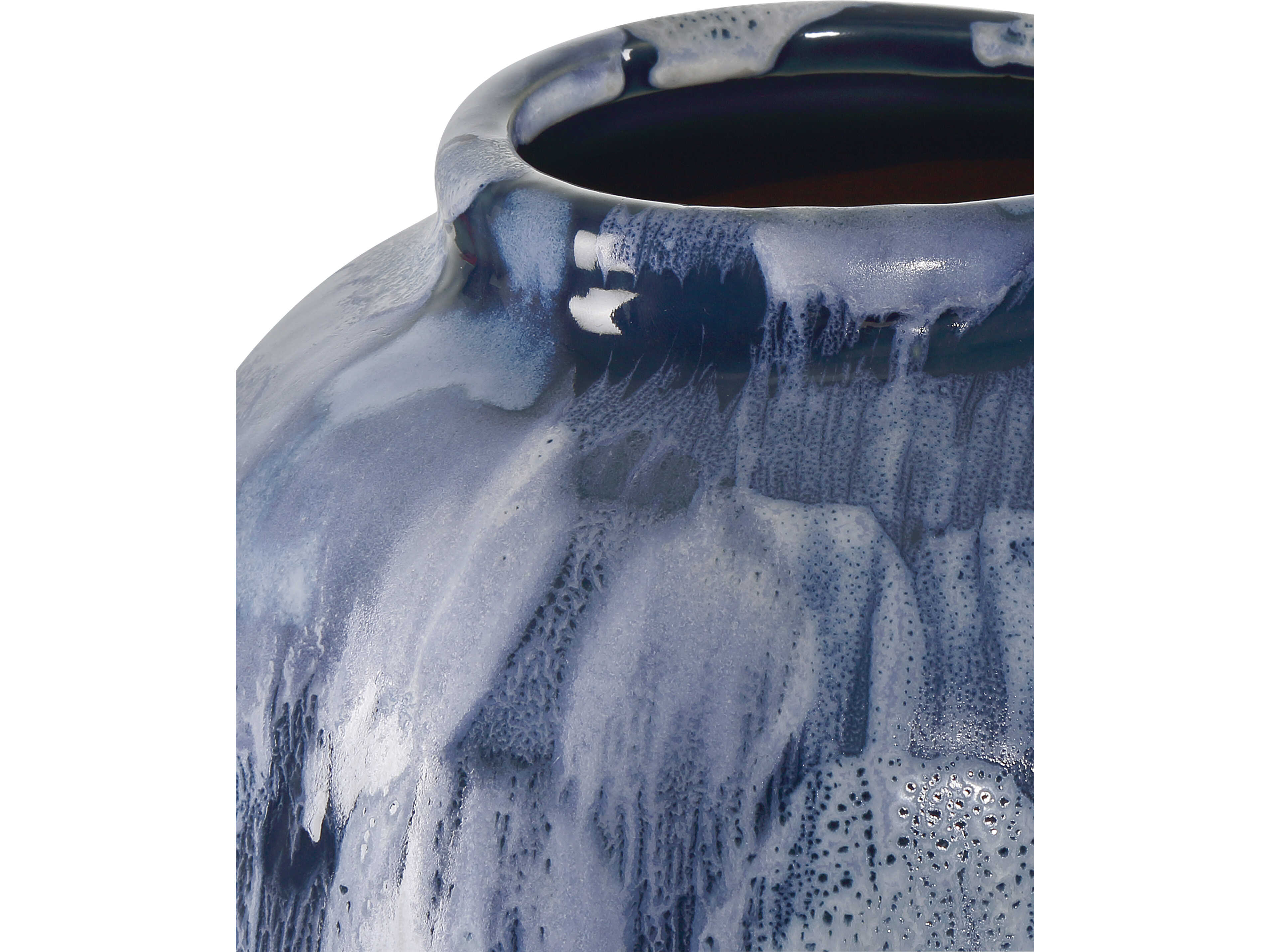 Currey & Company Pallas Blue White Vase Set of 2