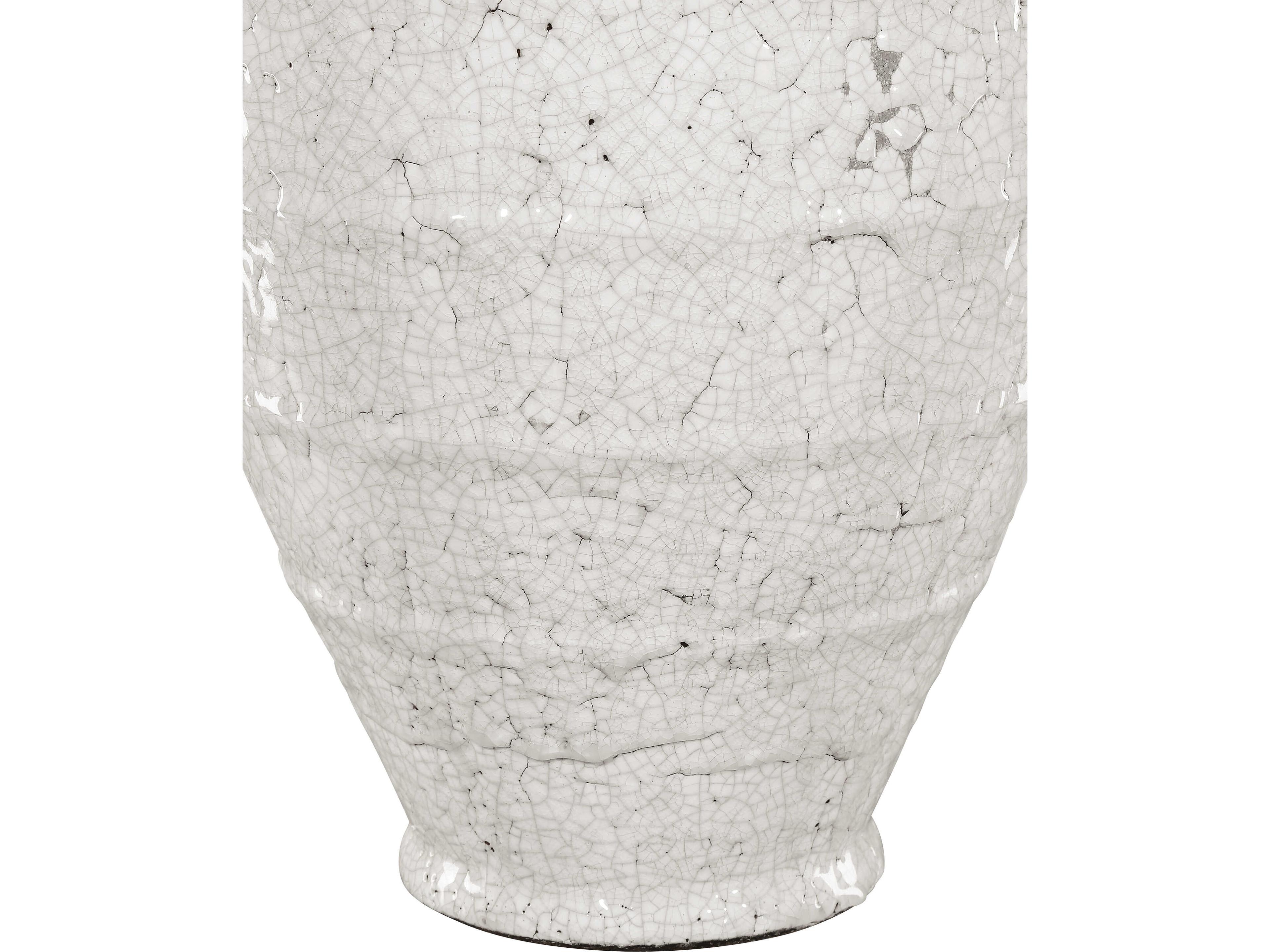 Currey & Company Virginal Antique White Jar