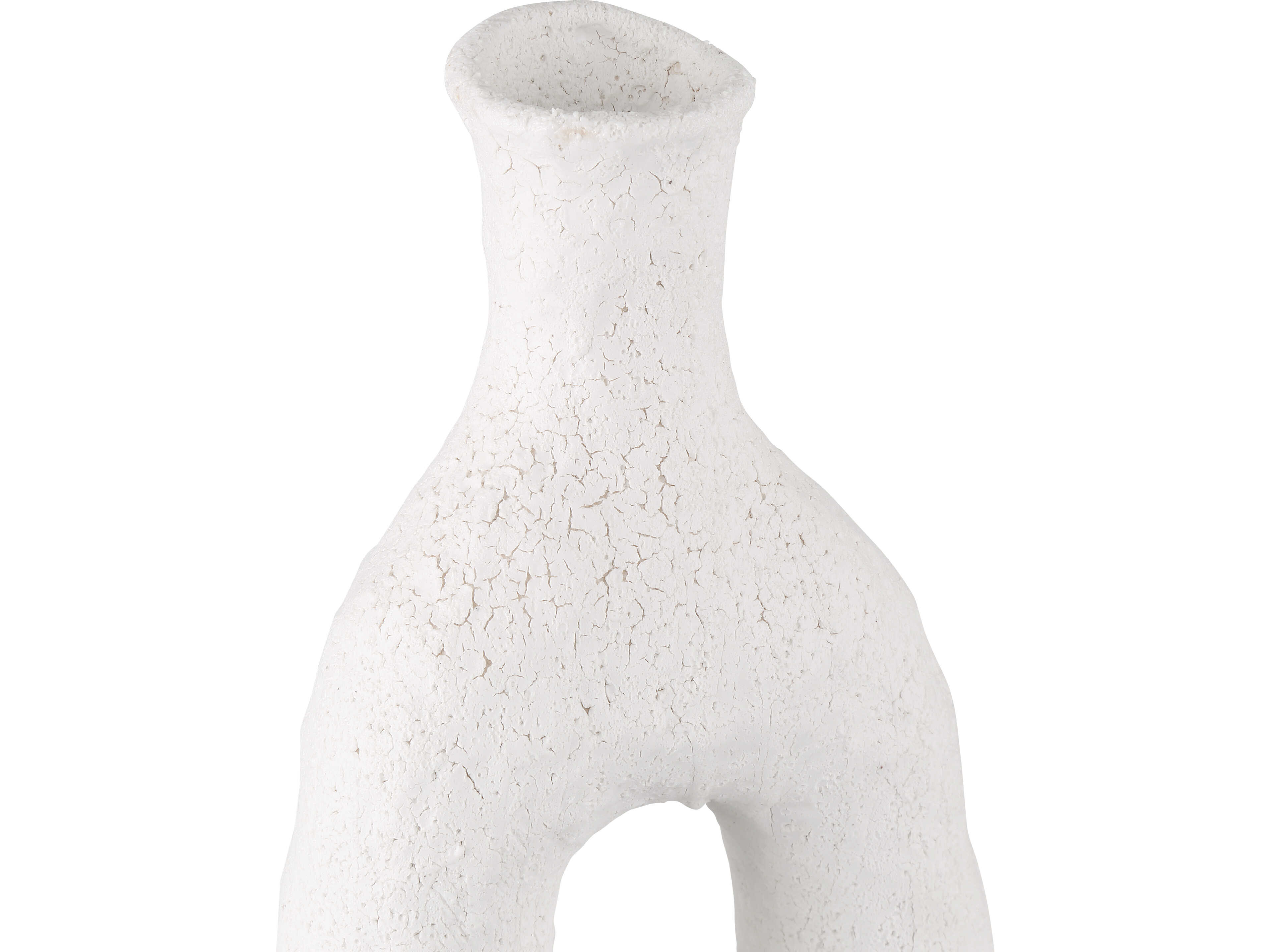 Currey & Company Zante Matte White Vase Set of 3