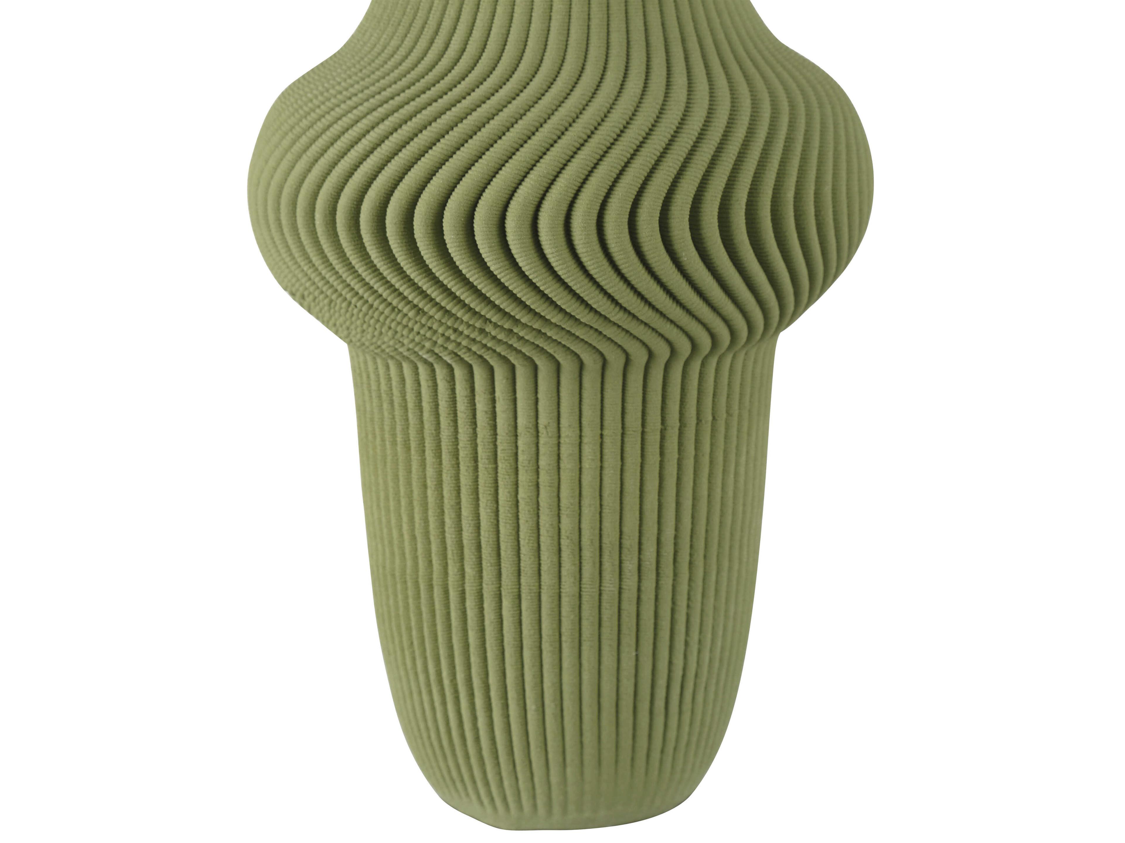 Currey & Company Green Plisse Vase