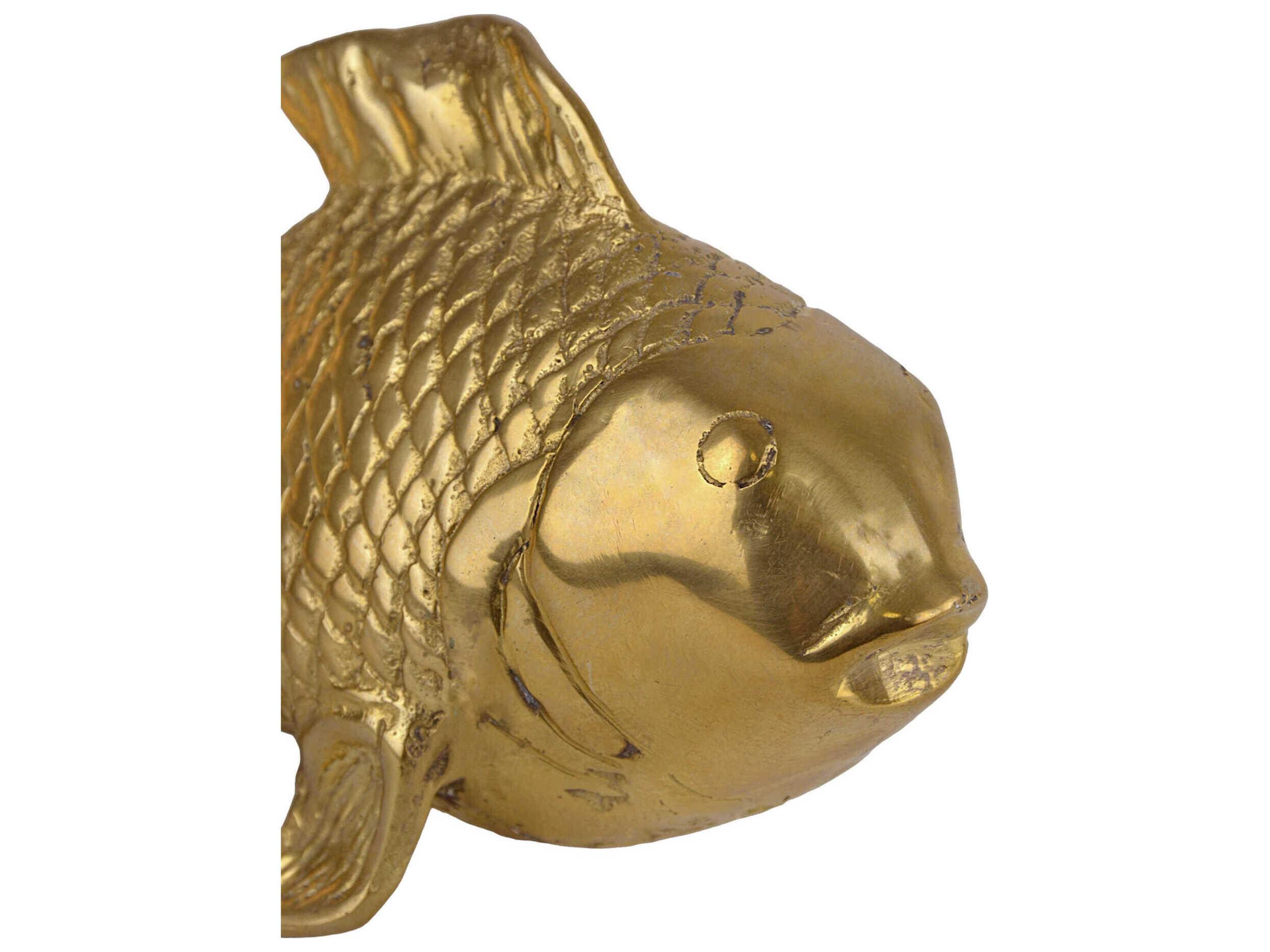 Currey & Company Goldfish Sculpture Set of 2