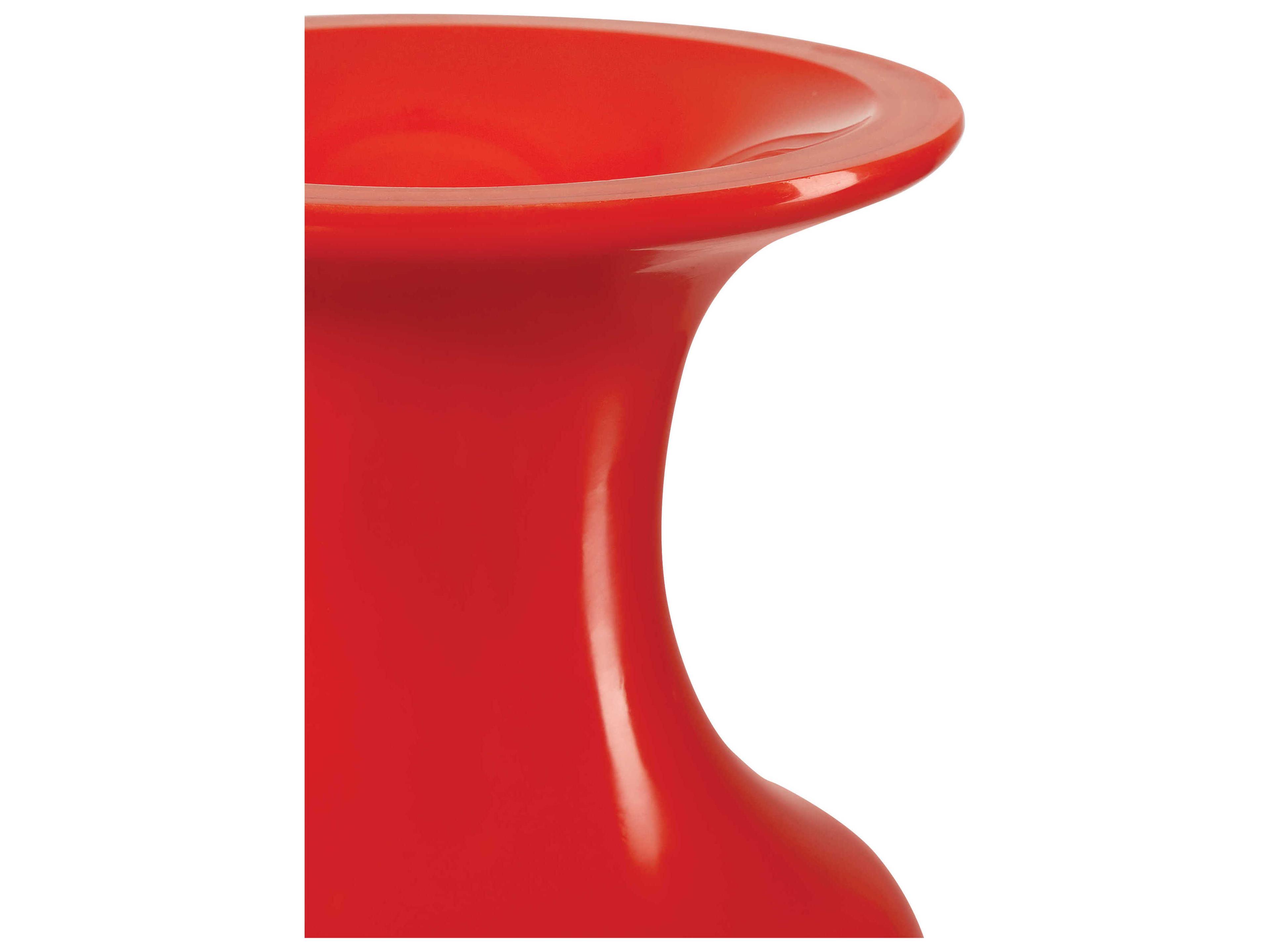 Currey & Company Bittersweet Coral Orange Peking Vase