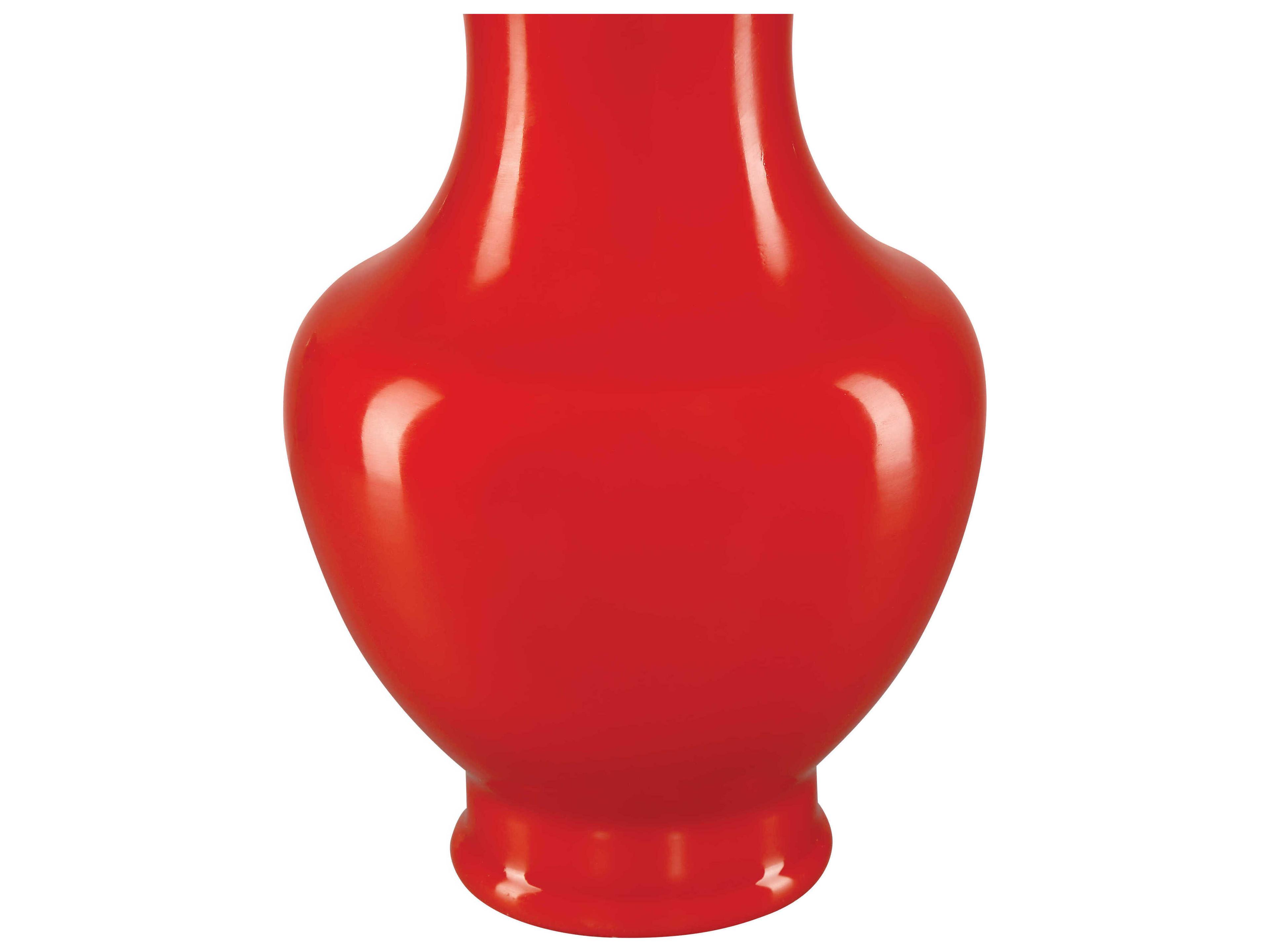 Currey & Company Bittersweet Coral Orange Peking Vase