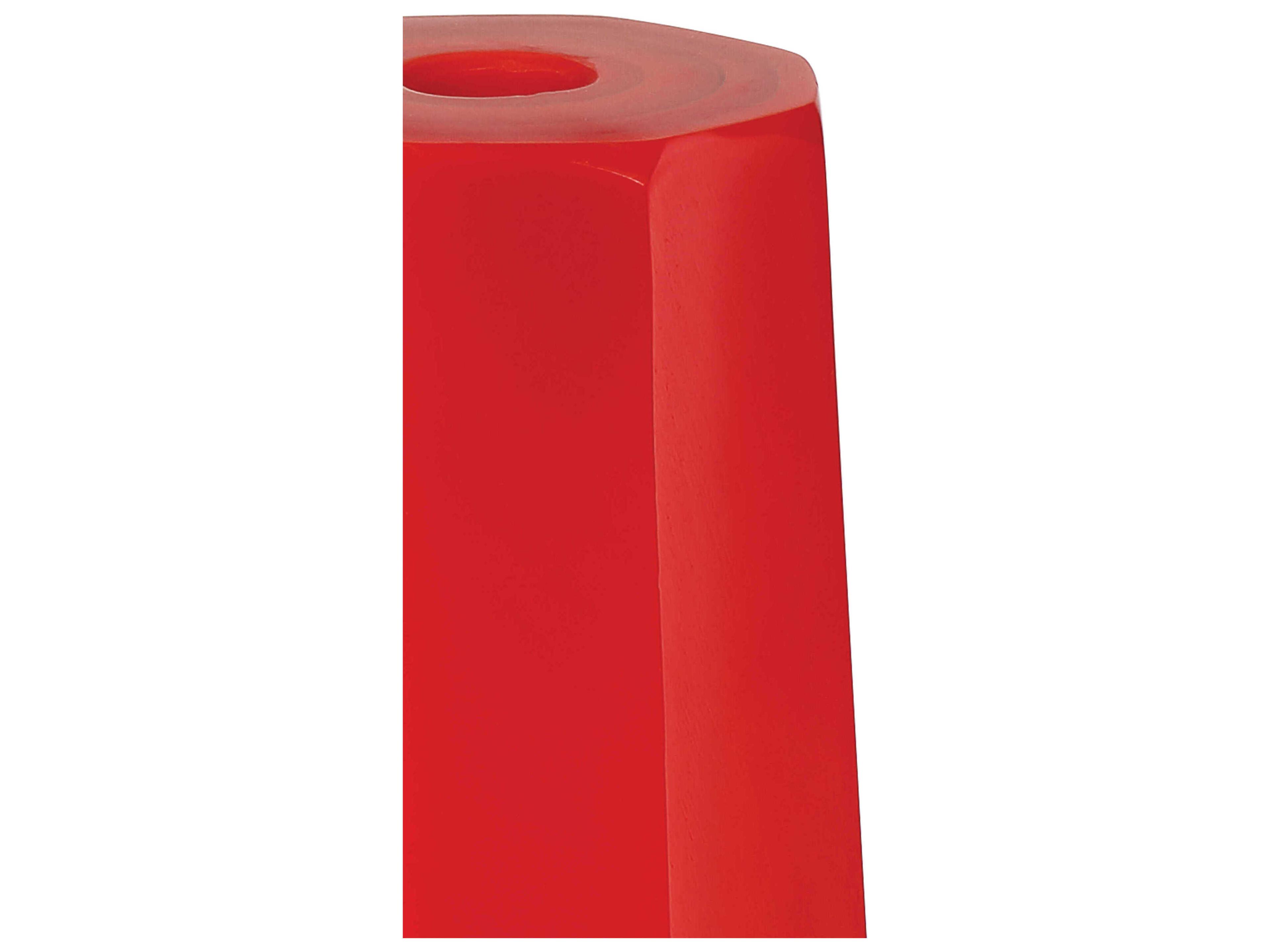 Currey & Company Bittersweet Coral Orange Peking Long Neck Vase