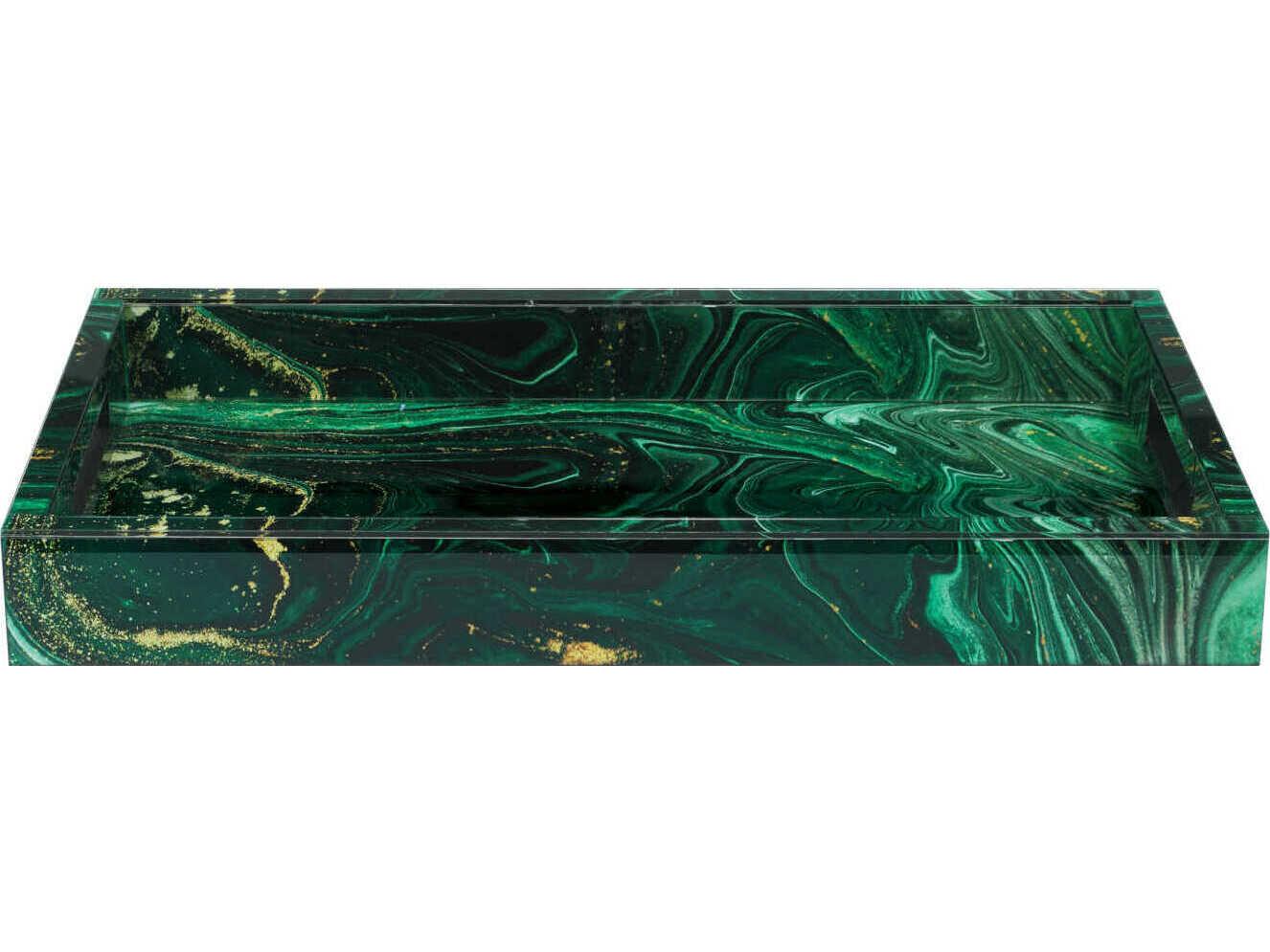 Currey & Company Interstellar Green Tray
