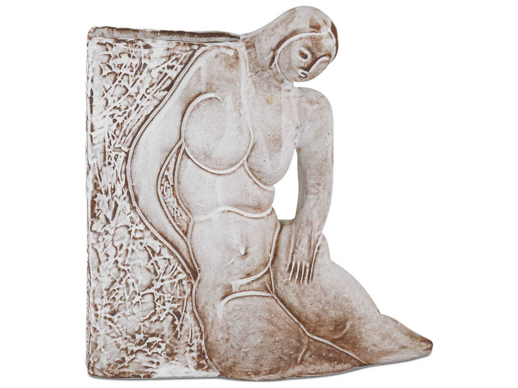 Currey & Company Paramour Pale Brown Vase