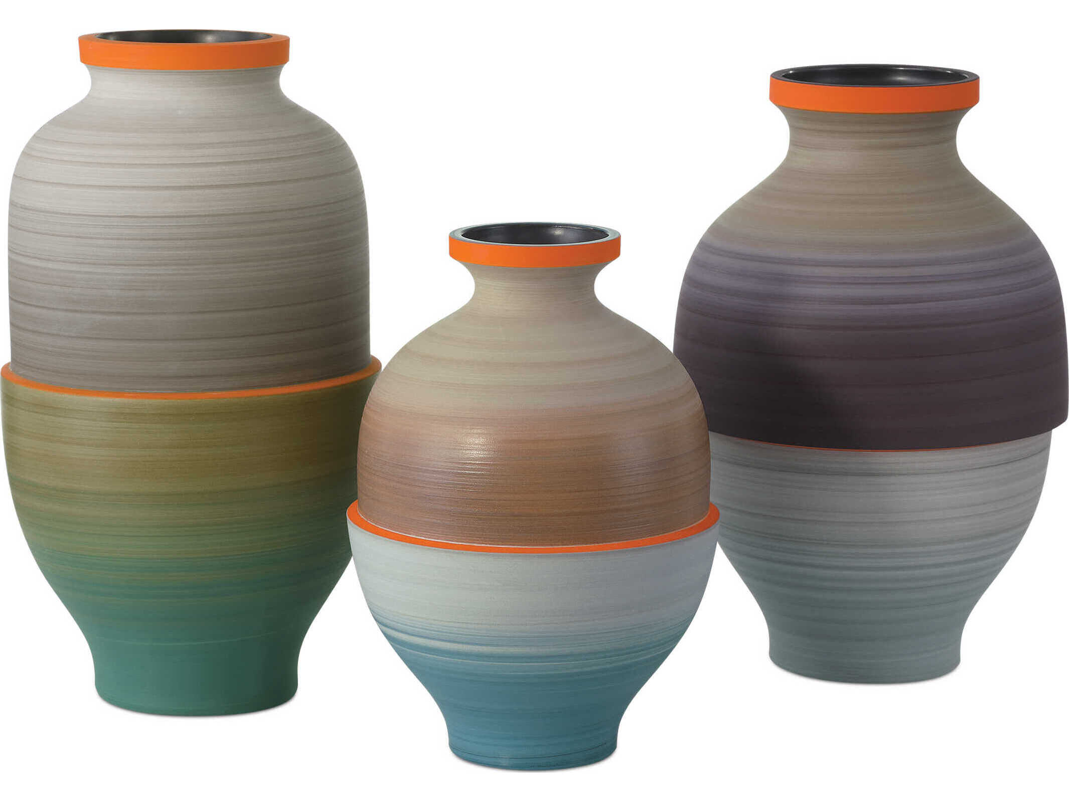 Currey & Company Happy 80's Vase (Set of 3)