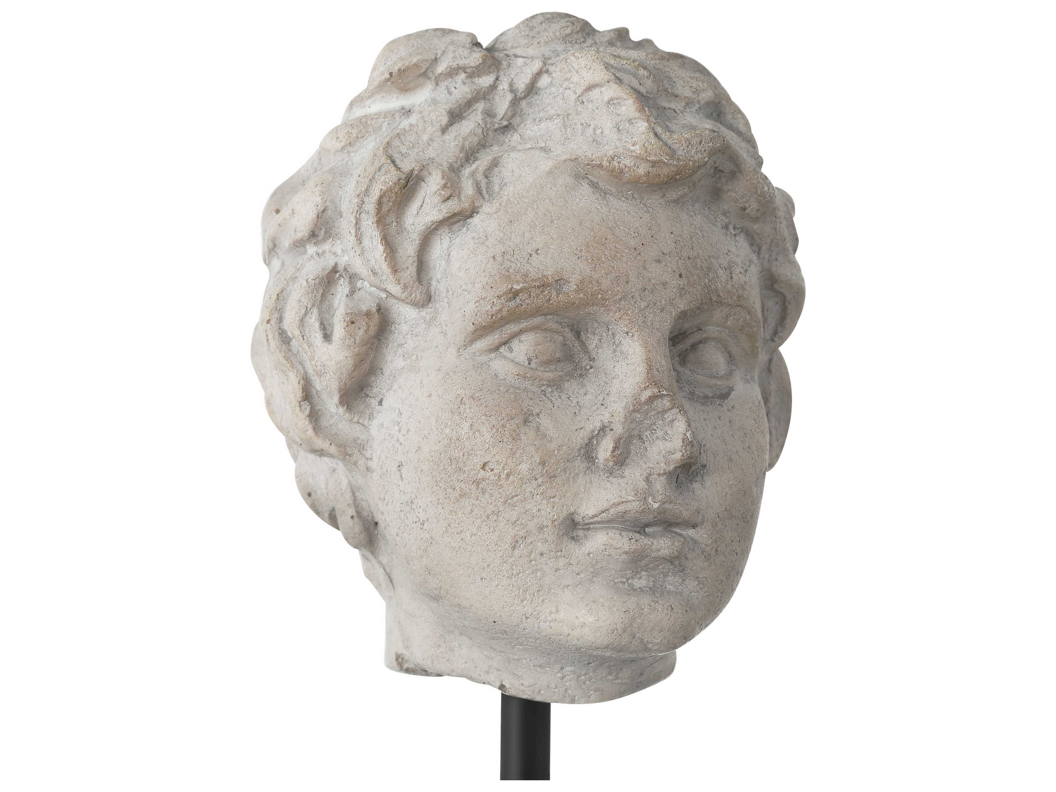 Currey & Company Pale Gray Venus Head on Stand (Set of 2)