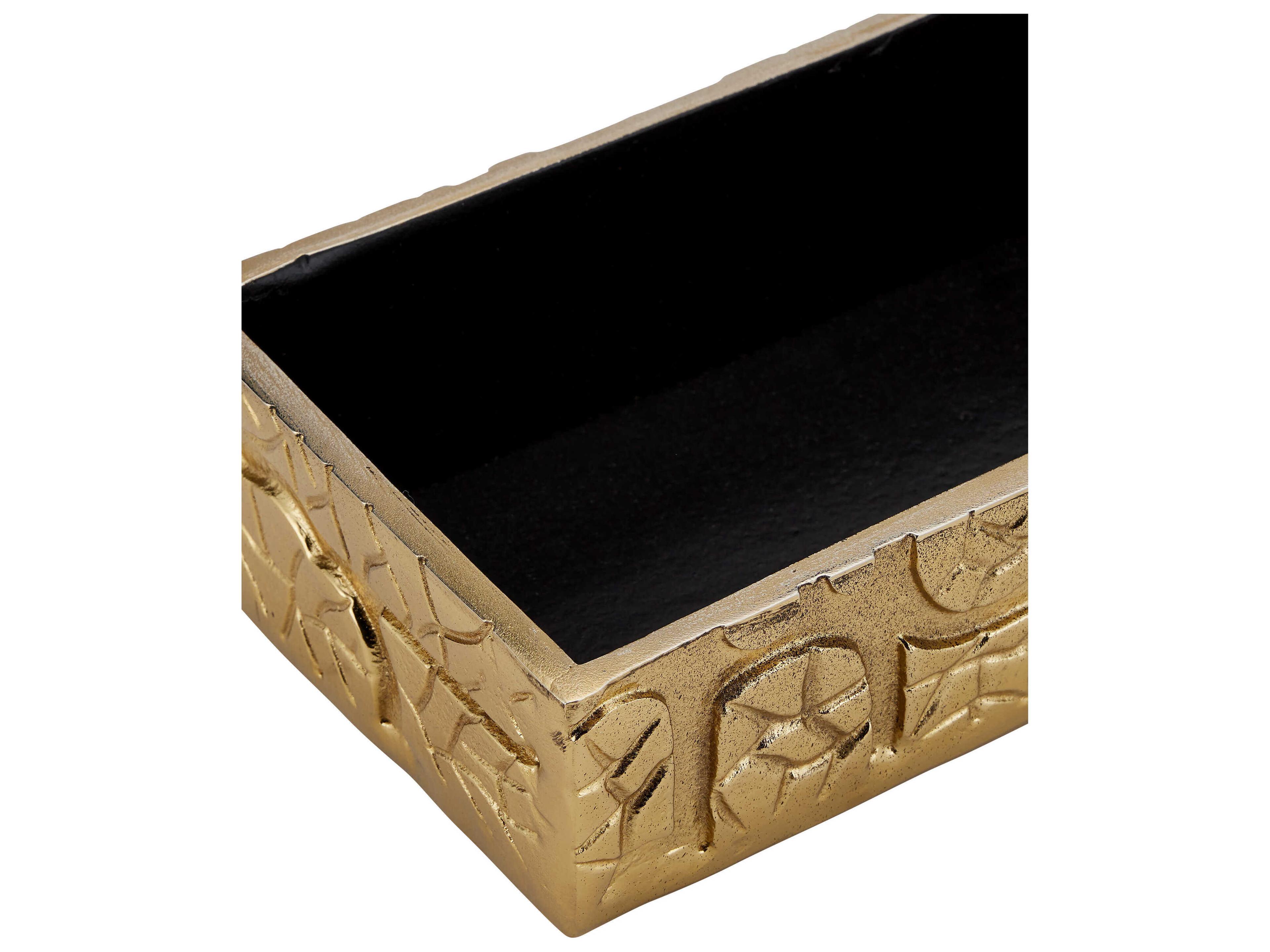 Currey & Company Beau Monde Gold Green Box