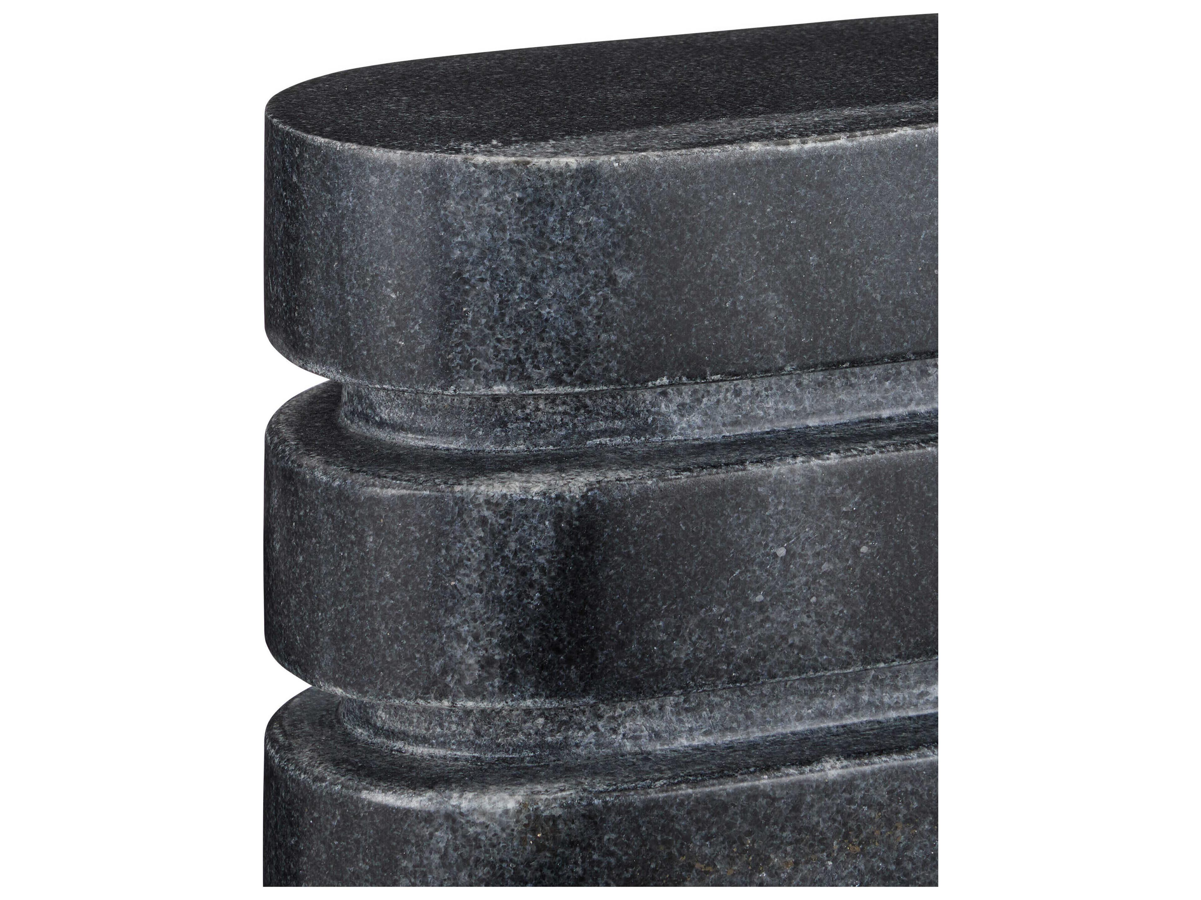 Currey & Company Bheslana Marble Black Object (Set of 2)